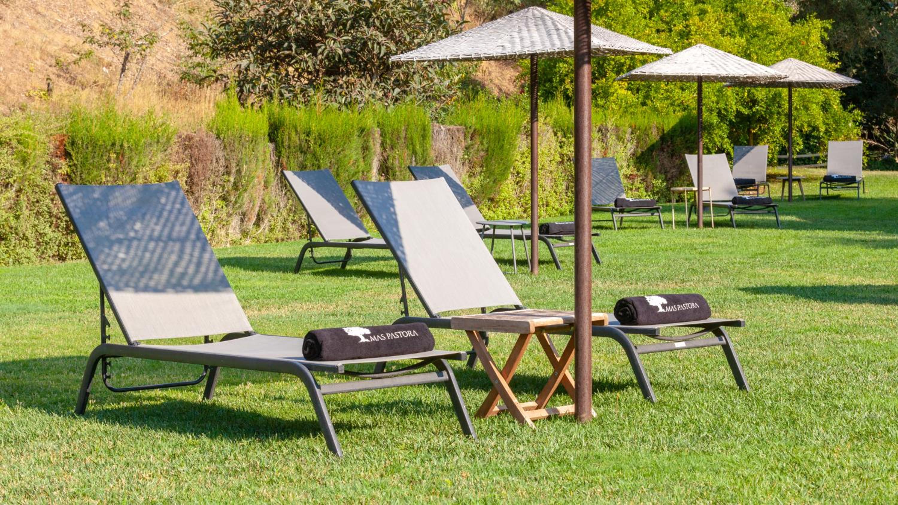 outdoor BBQ area