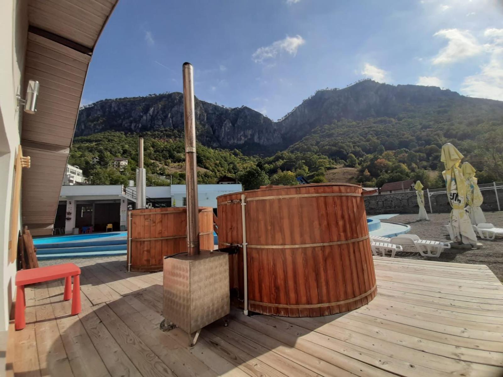 outdoor BBQ area