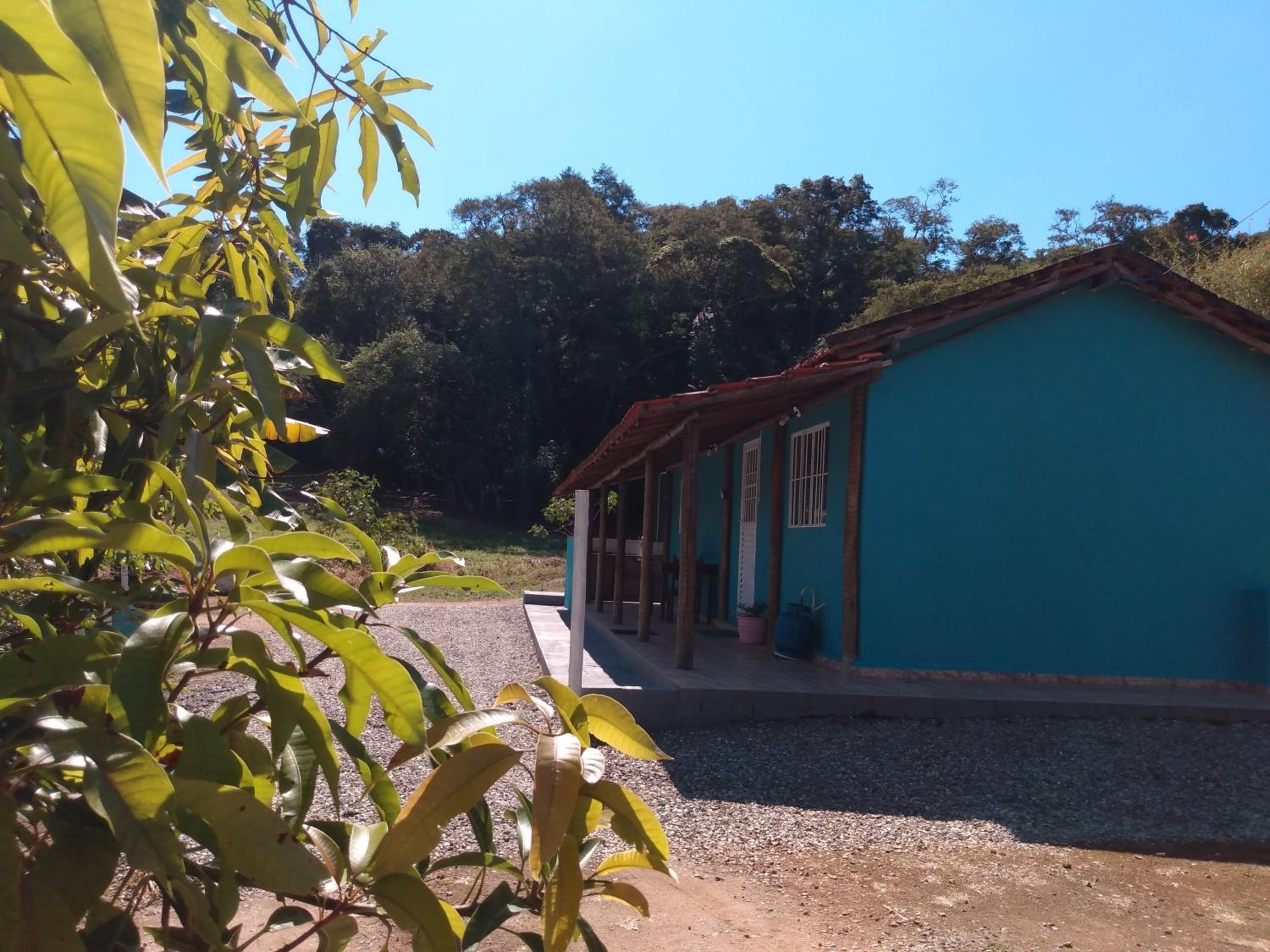 Casa da Vovó na Pousada Sitio Pauletto - com Cozinha, Churrasqueira e Decoração