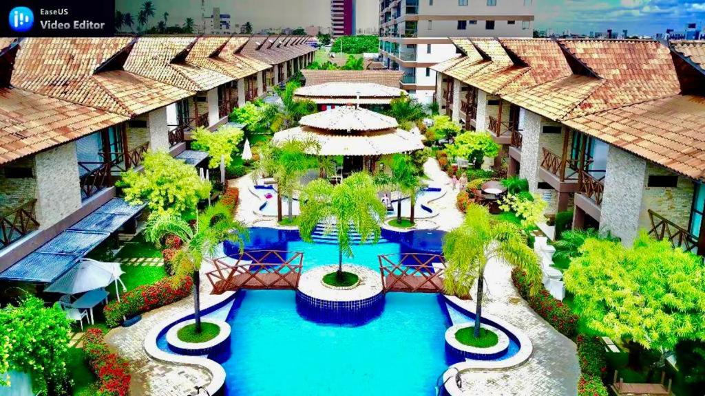 Bangalô com área de lazer estilo resort