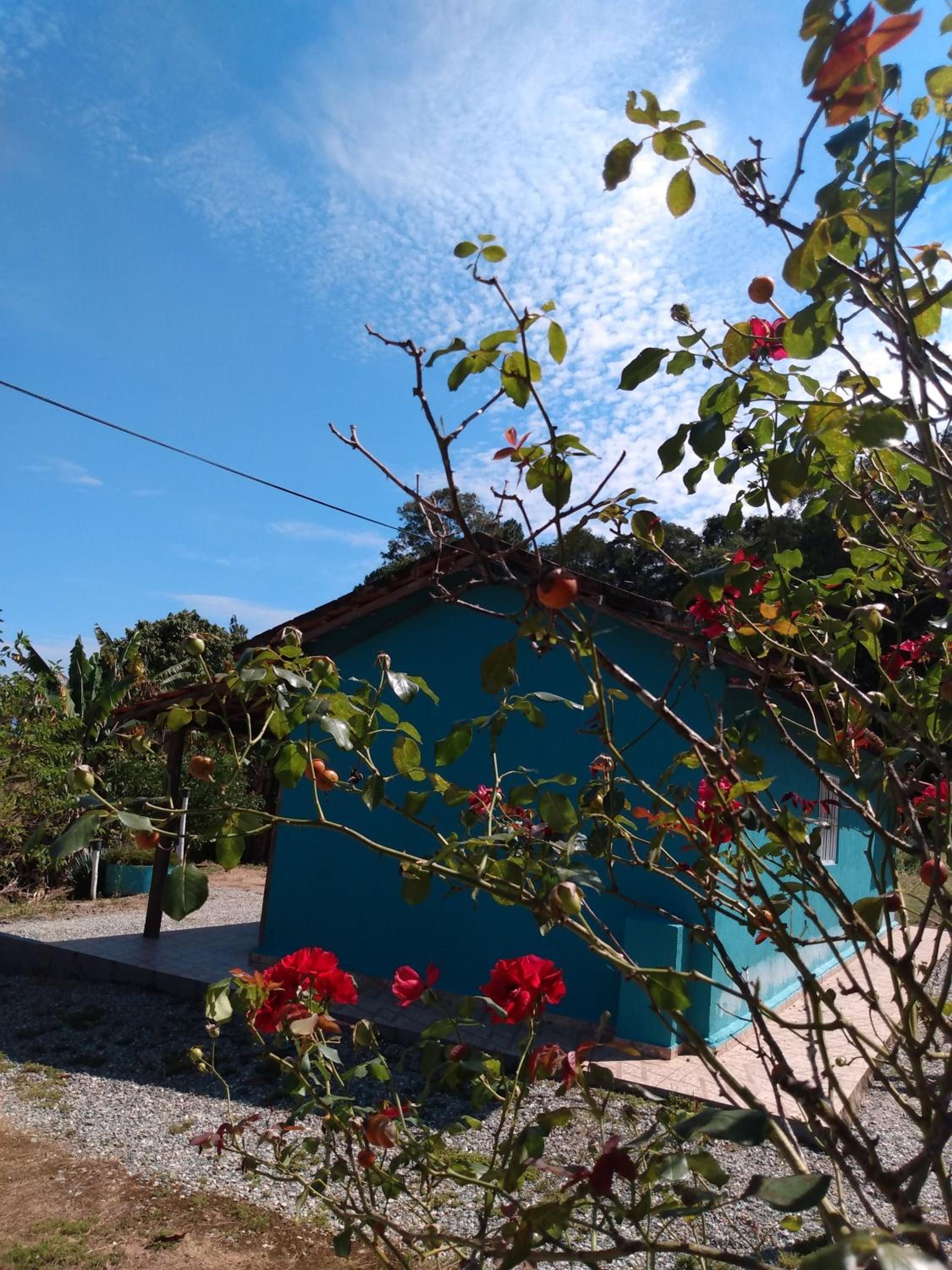 Casa da Vovó na Pousada Sitio Pauletto - com Cozinha, Churrasqueira e Decoração
