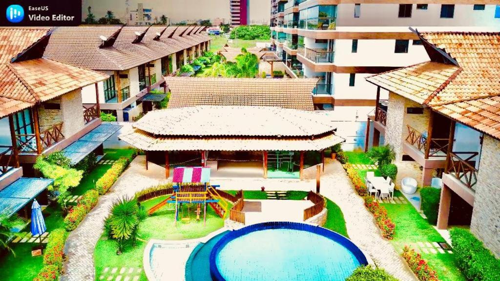 Bangalô com área de lazer estilo resort