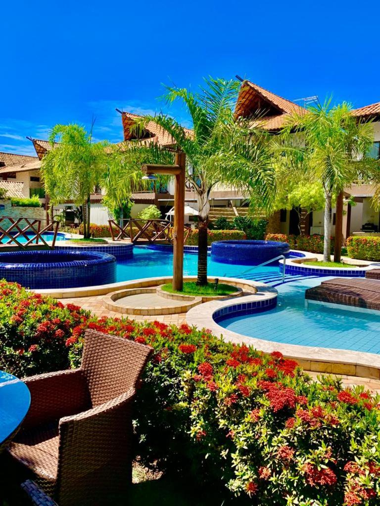 Bangalô com área de lazer estilo resort