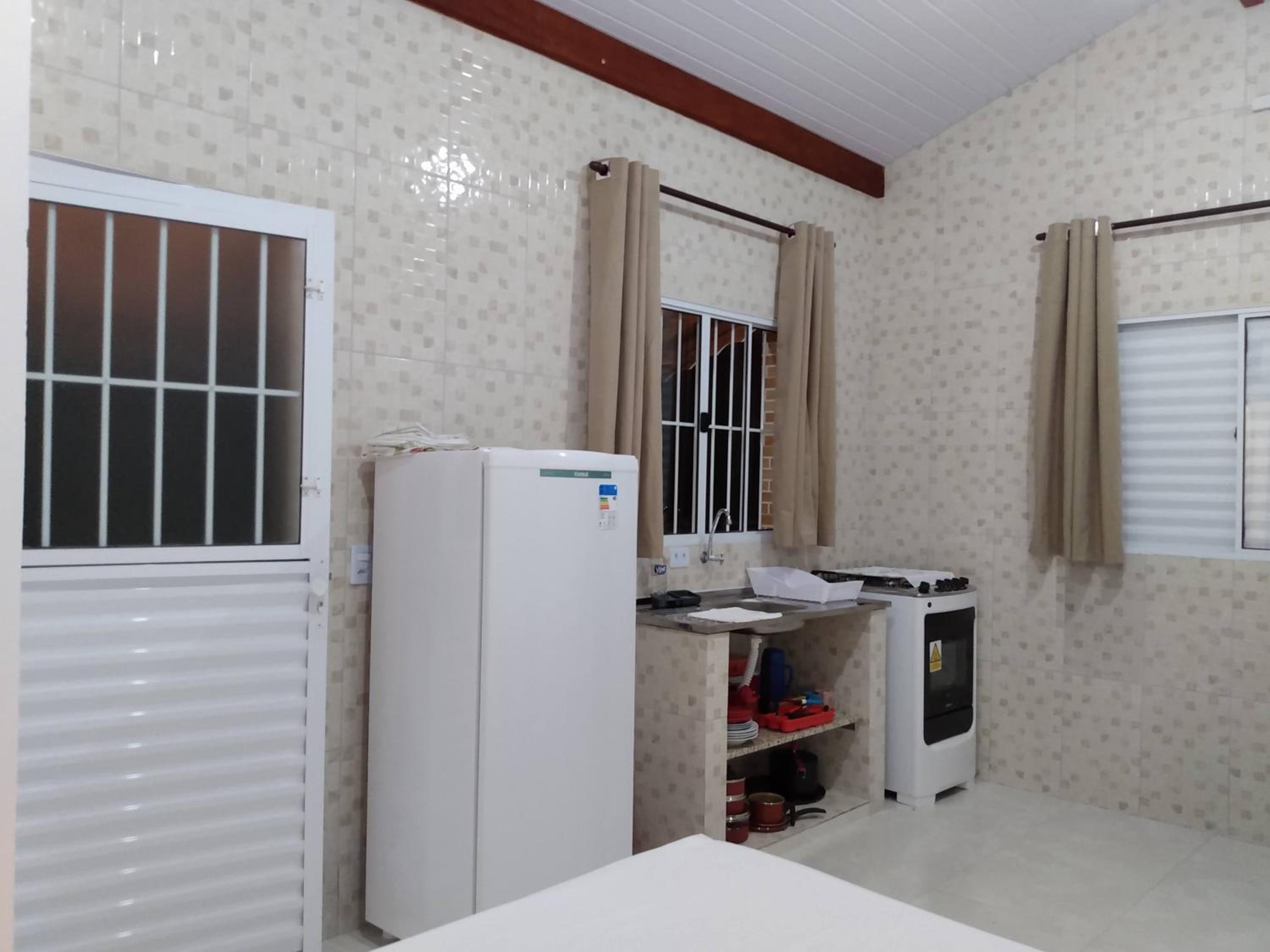 Casa da Vovó na Pousada Sitio Pauletto - com Cozinha, Churrasqueira e Decoração