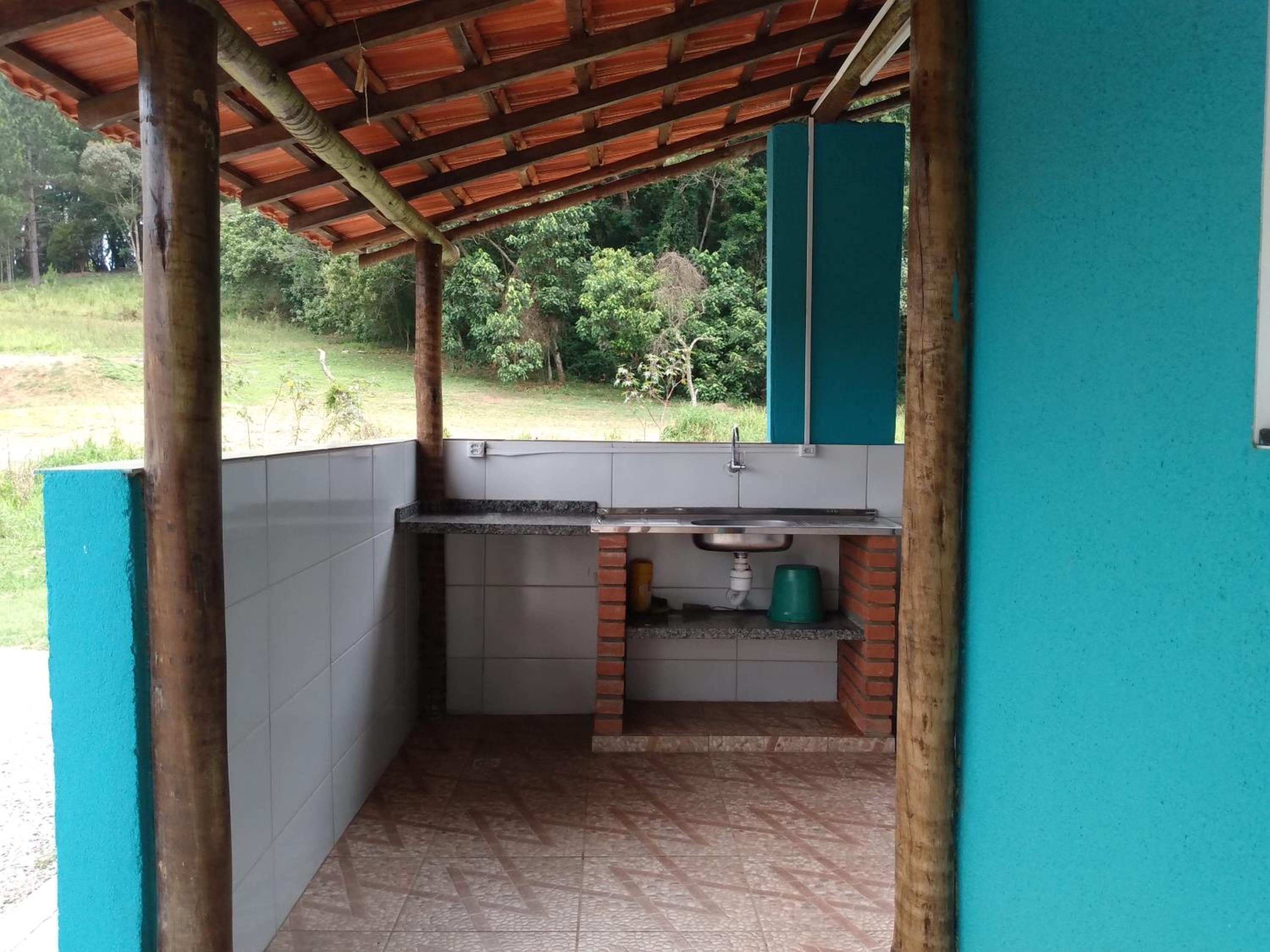 Casa da Vovó na Pousada Sitio Pauletto - com Cozinha, Churrasqueira e Decoração