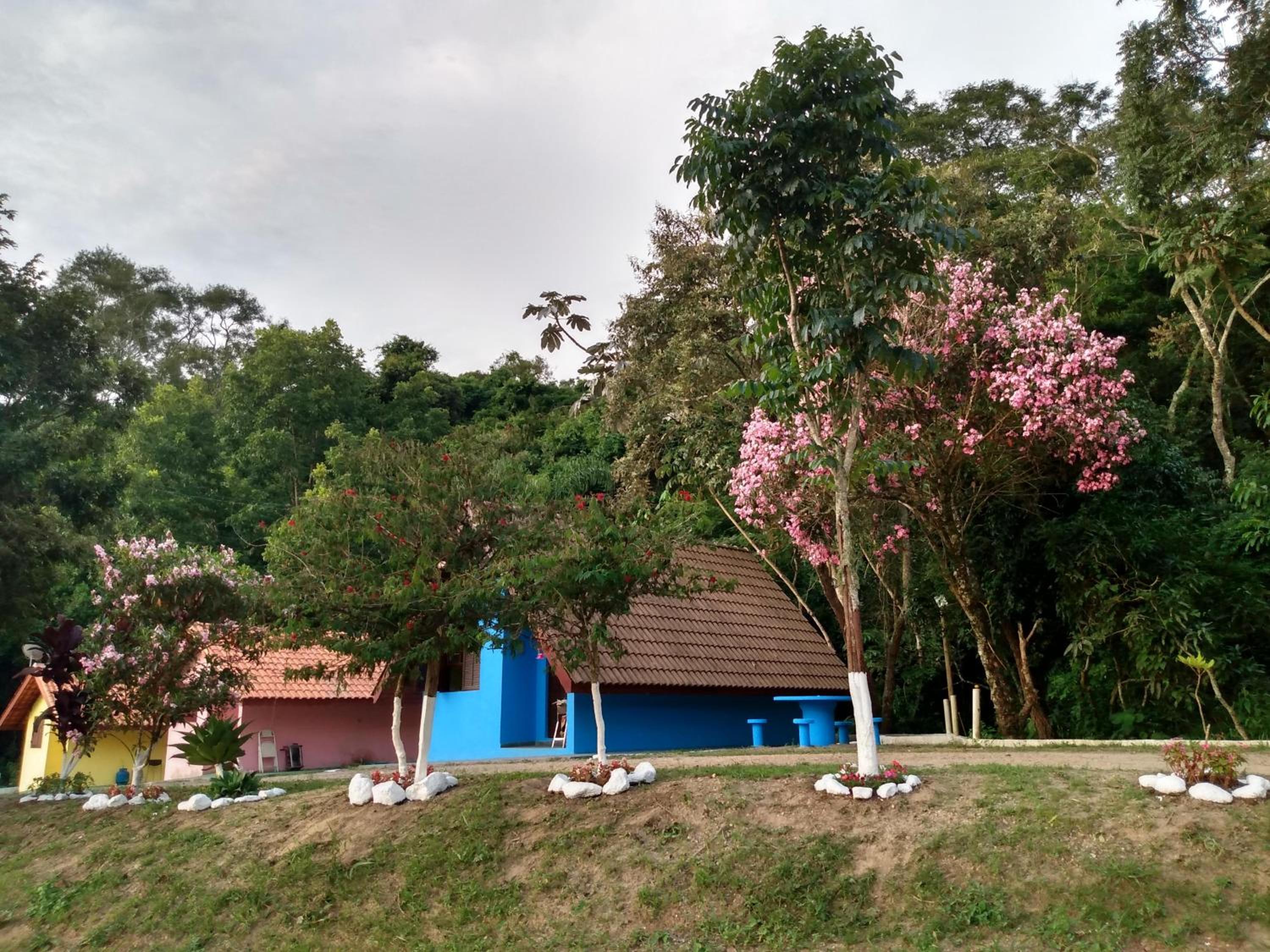 Casa da Vovó na Pousada Sitio Pauletto - com Cozinha, Churrasqueira e Decoração