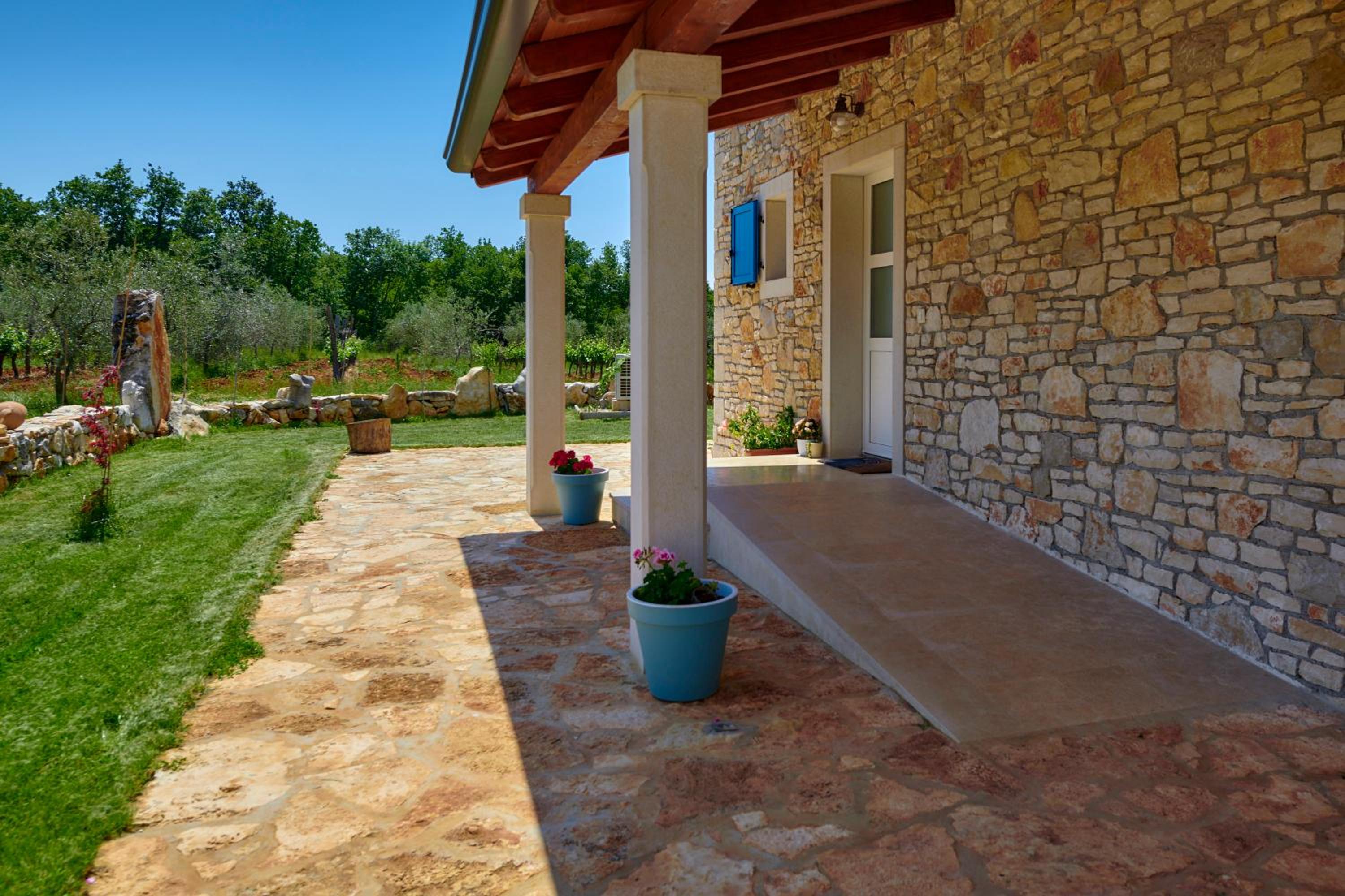 Relax house surrounded by olives and vineyard view 3