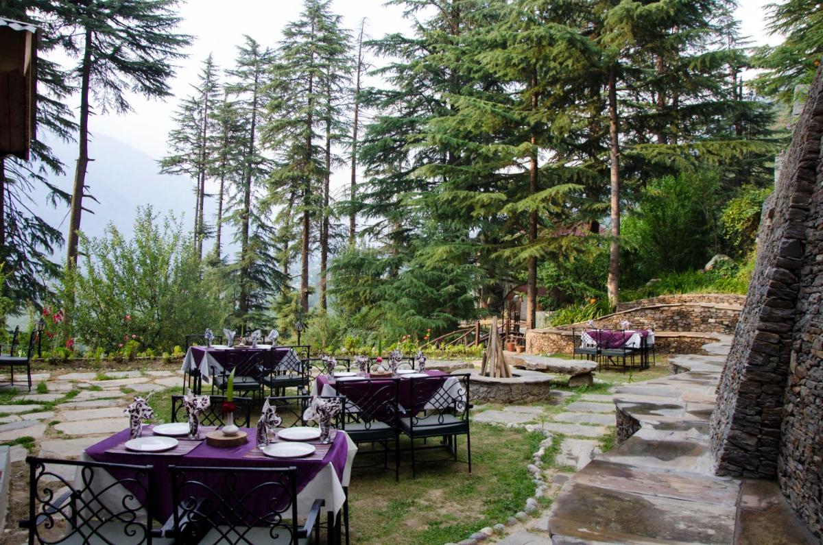 outdoor BBQ area