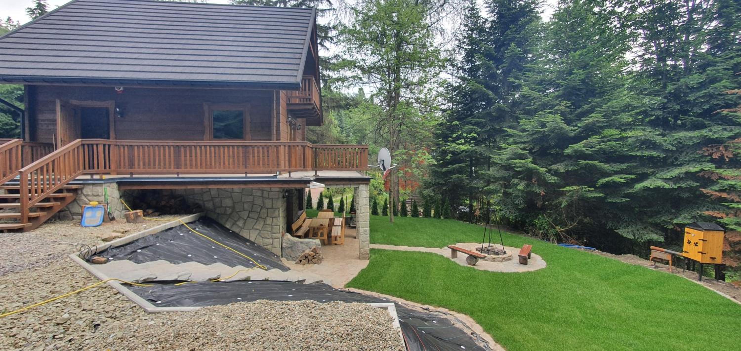 Domki Brenna Leśnica chatka ze spa view 4