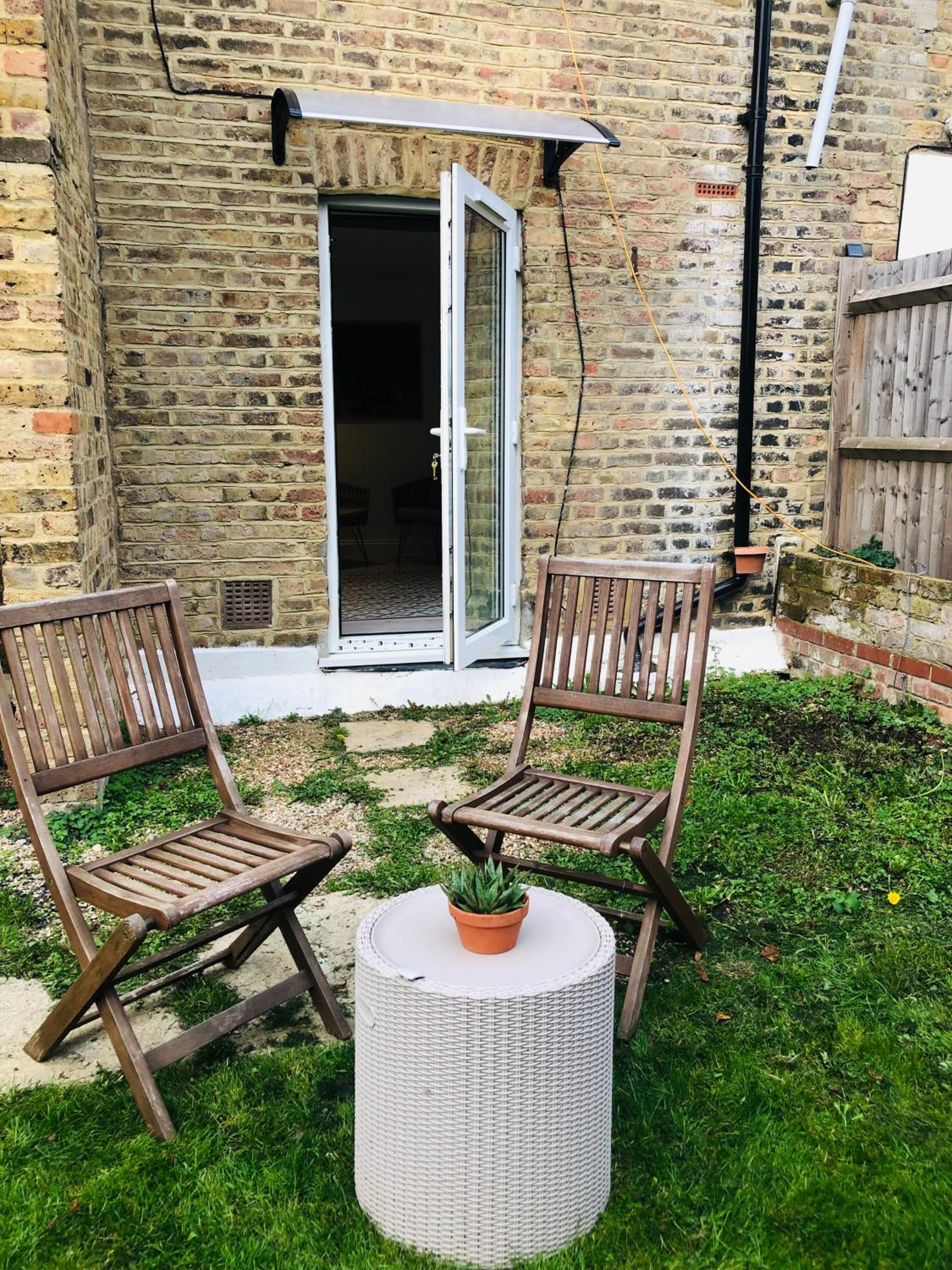 outdoor bbq area