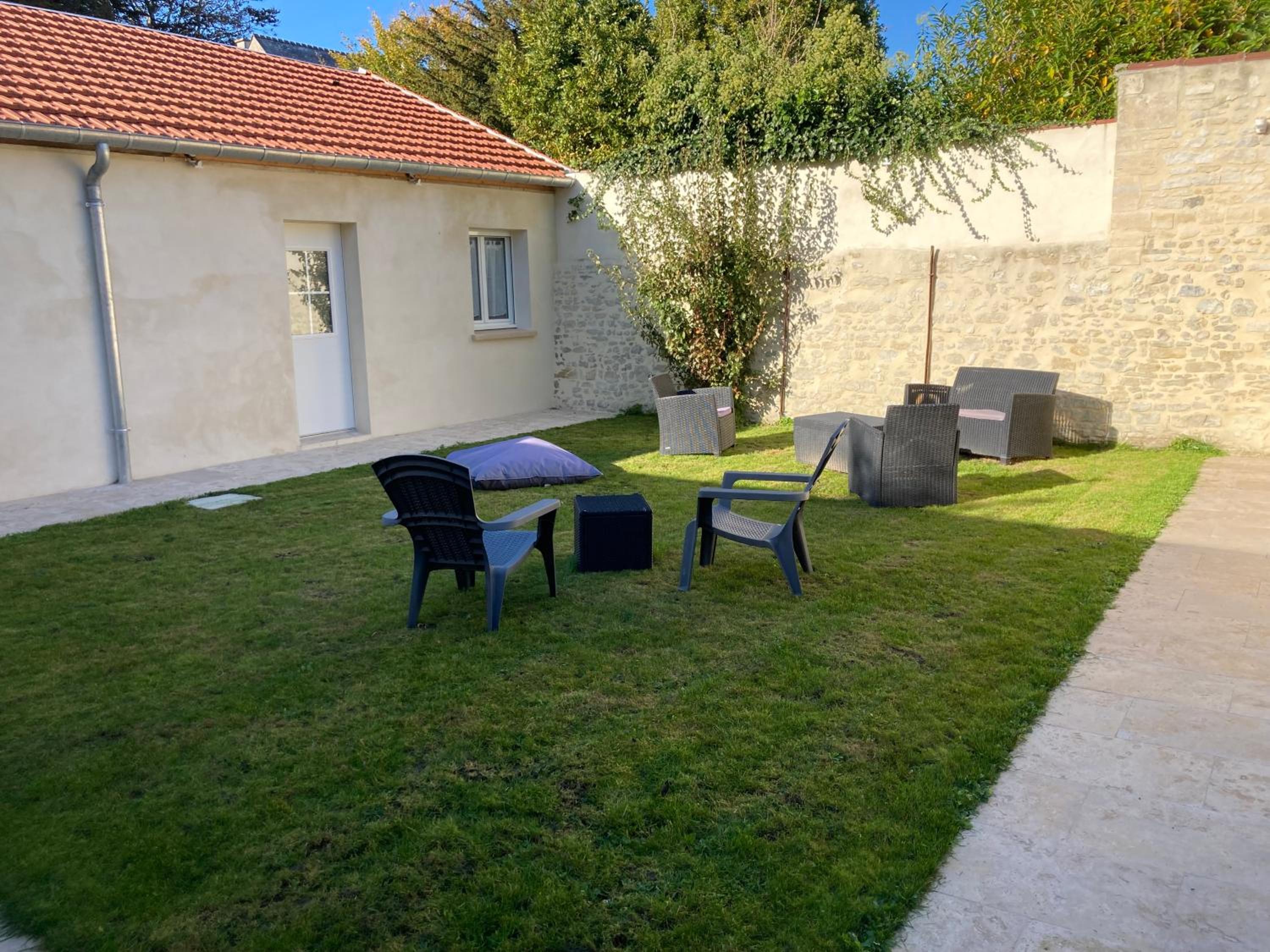 outdoor BBQ area