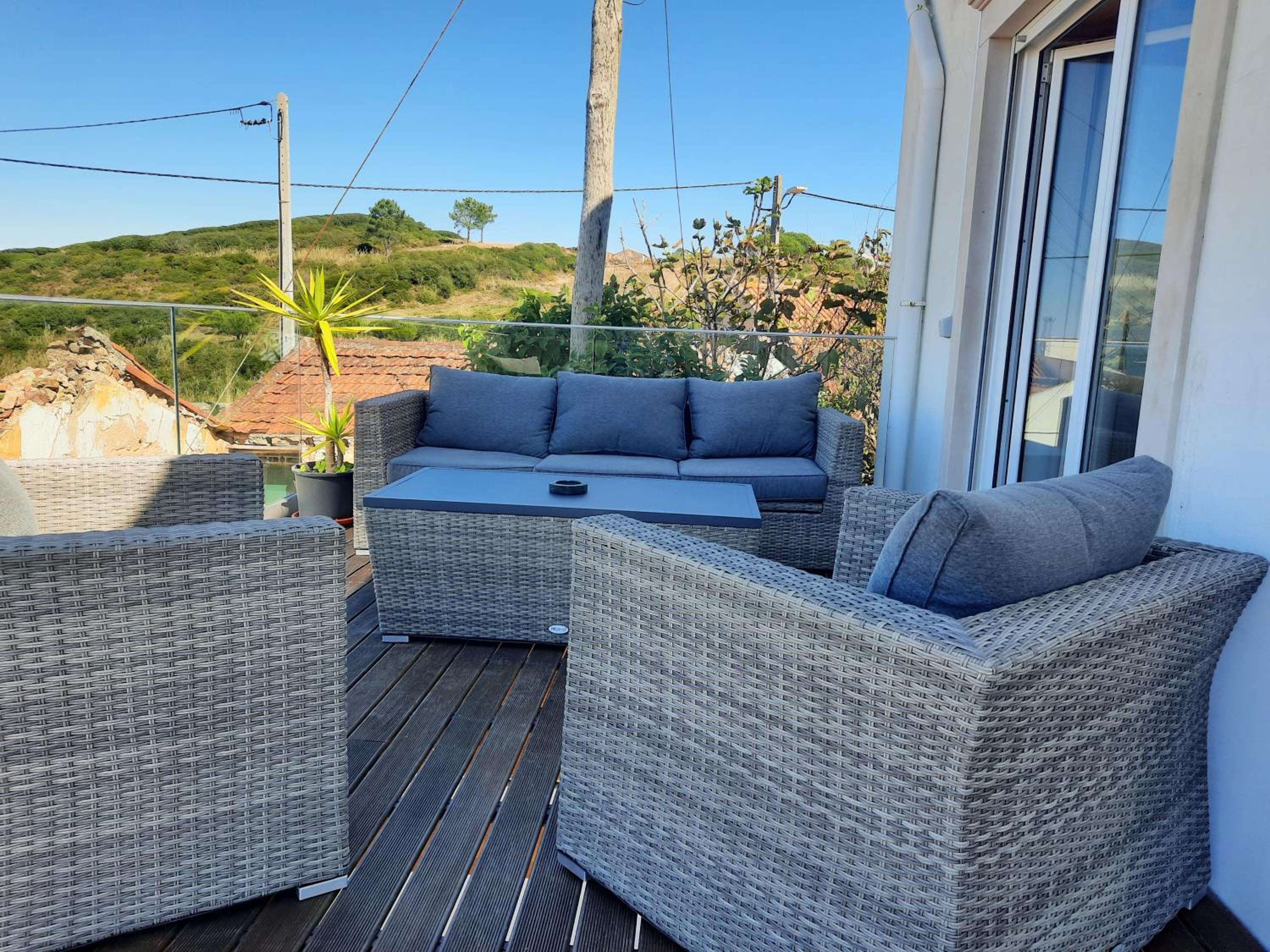 Sunflower Sea View with magnificent terrace in Serra da Pescaria, Nazaré - Portugal