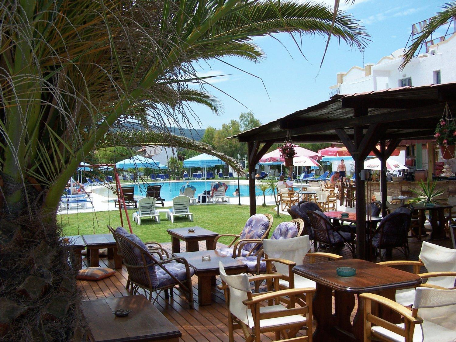 outdoor BBQ area