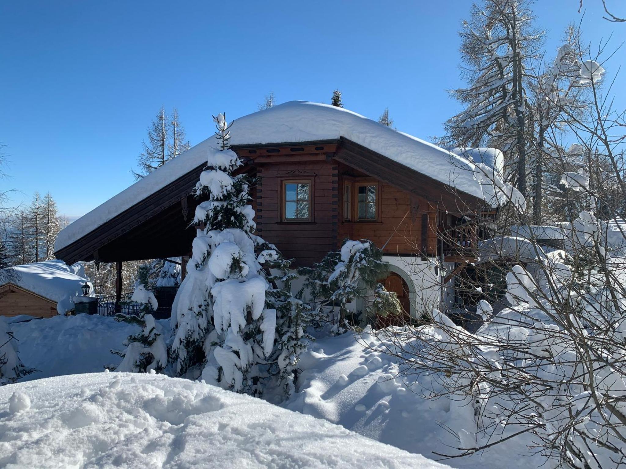 Maris Luxus-Chalet mit Saunahaus Gerlitzen 1720m