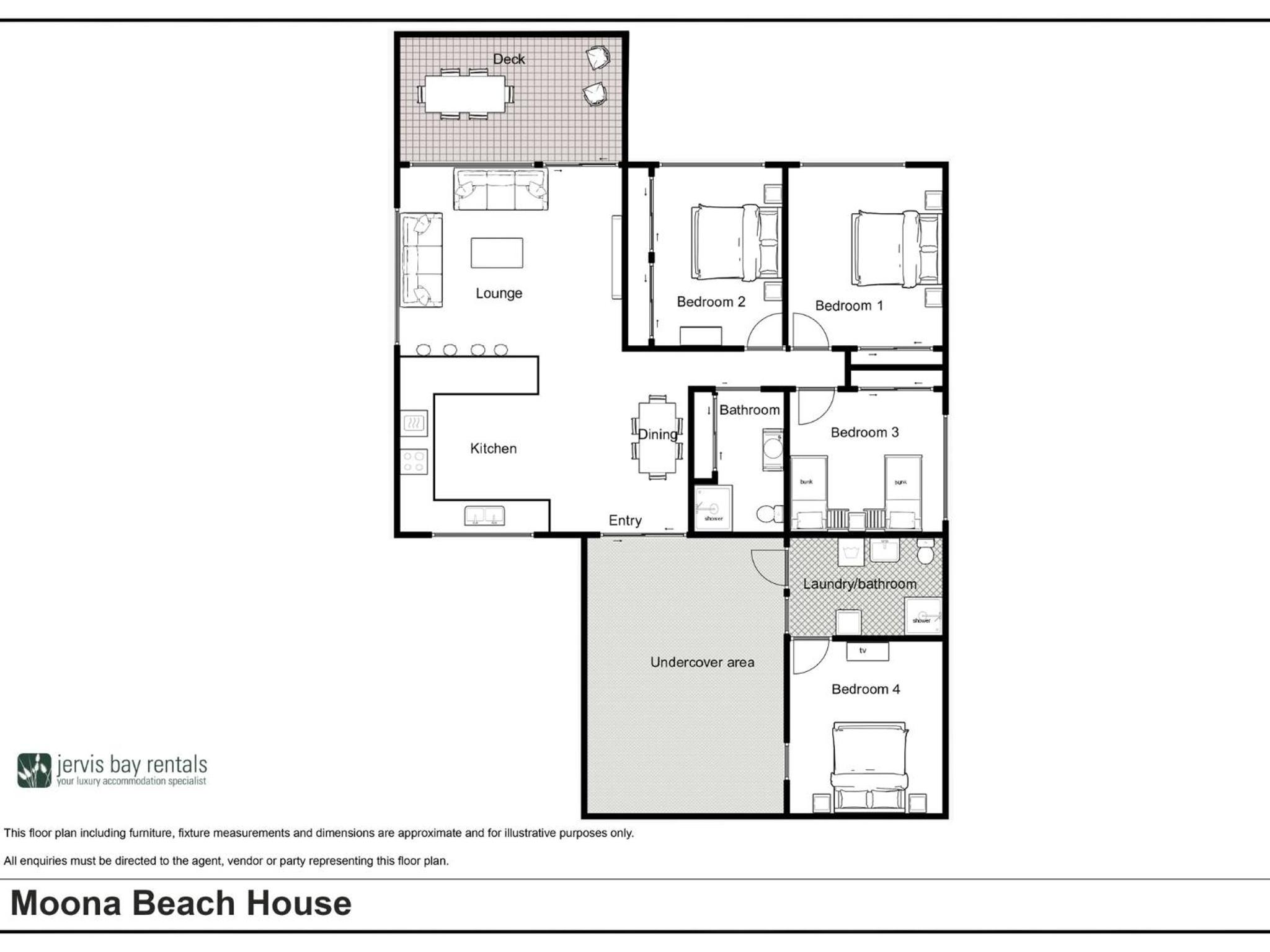 Moona Beach House by Jervis Bay Rentals