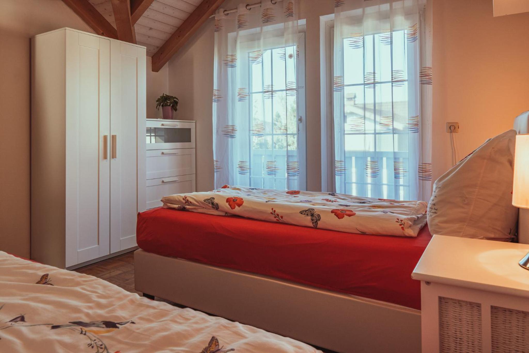 Armonia Altach, 2BR Familienapartment mit großem Balkon und Bergblick