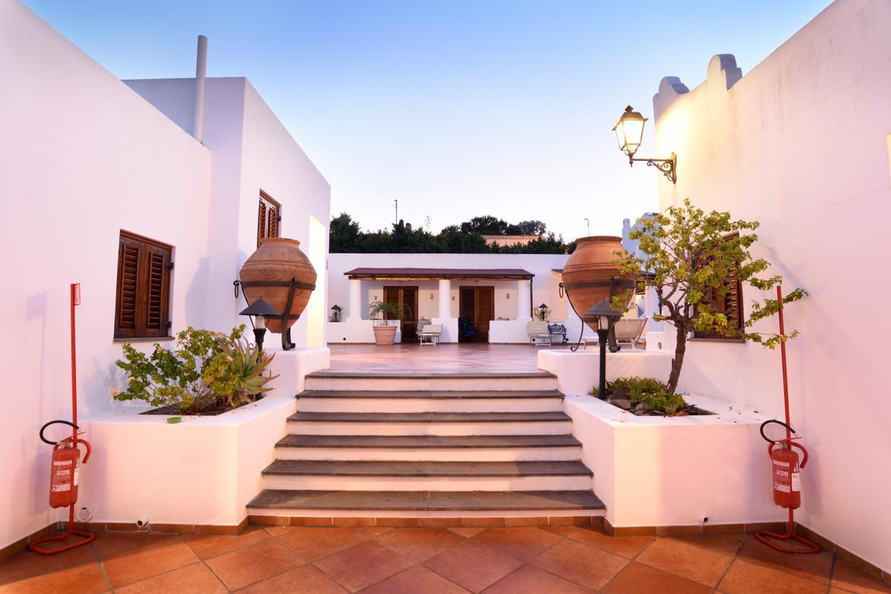 outdoor BBQ area