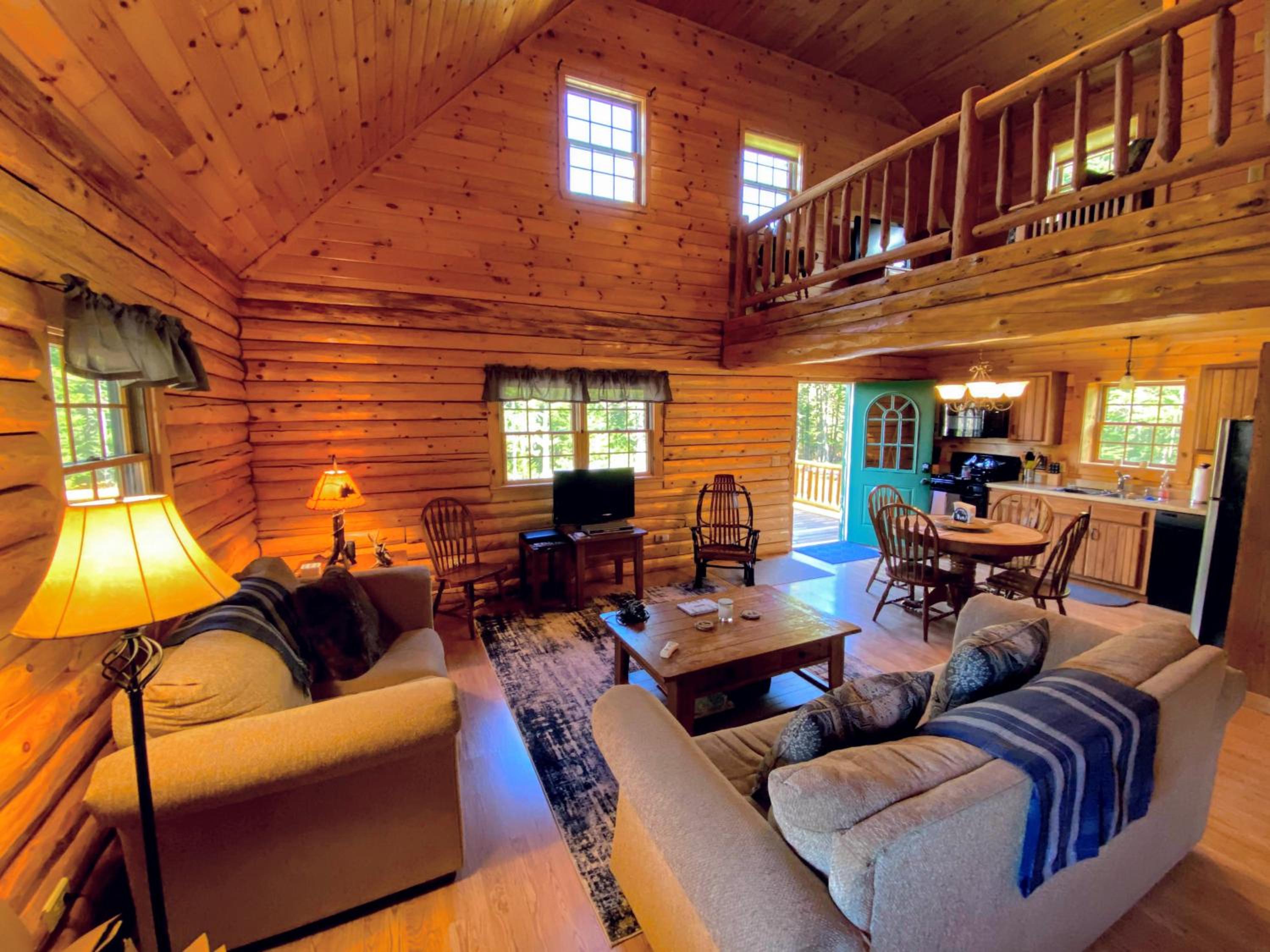 NEW Log cabin in the heart of the White Mountains - close to Bretton Woods Cannon Franconia view 2