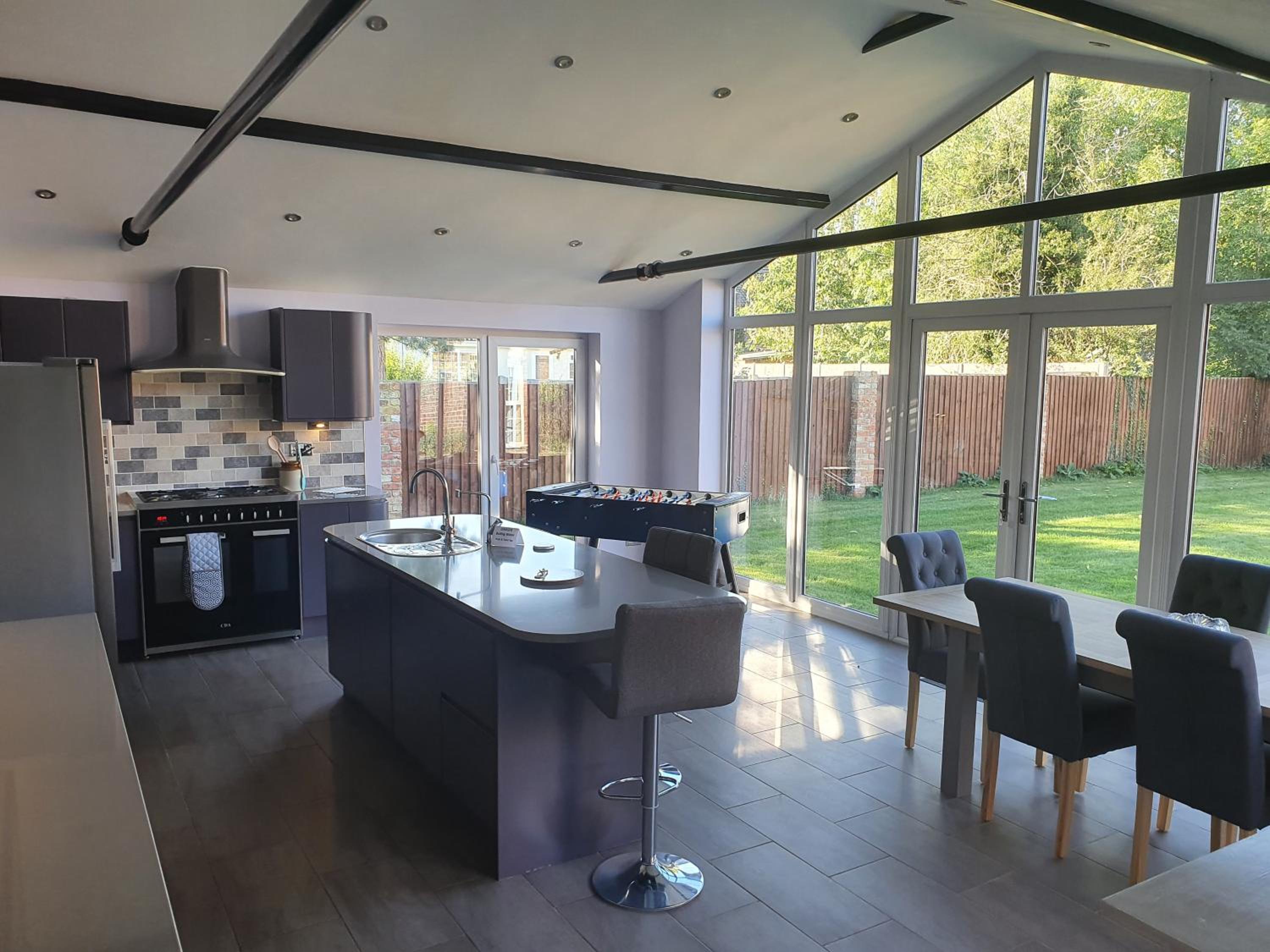 willow tree farm cottage with BBQ hut view 5