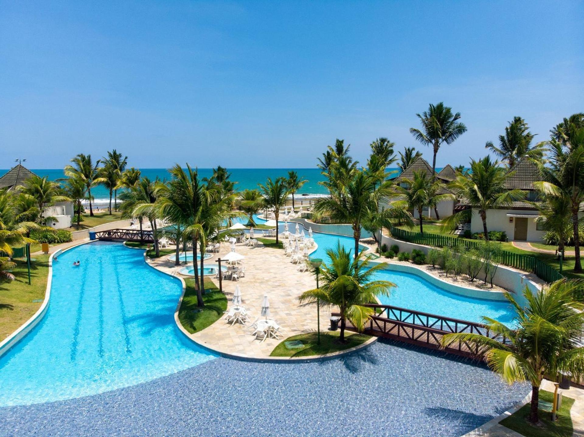 Flat ou Bangalo Luxo Beach Class Beira Mar Muro Alto
