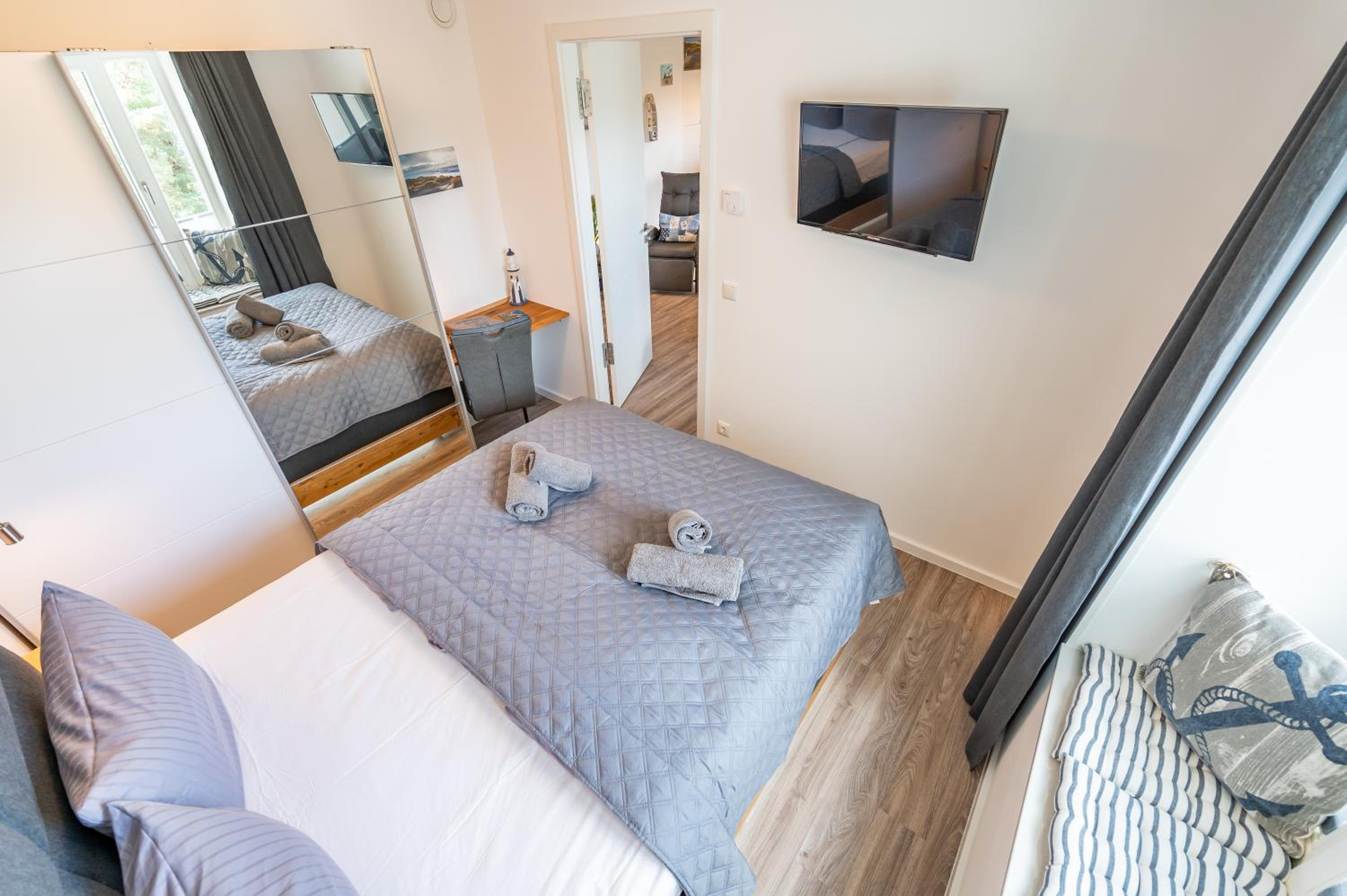 Prora - Ferienwohnung mit Sauna, Balkon, Meerblick, Waschmaschine - Meerlust