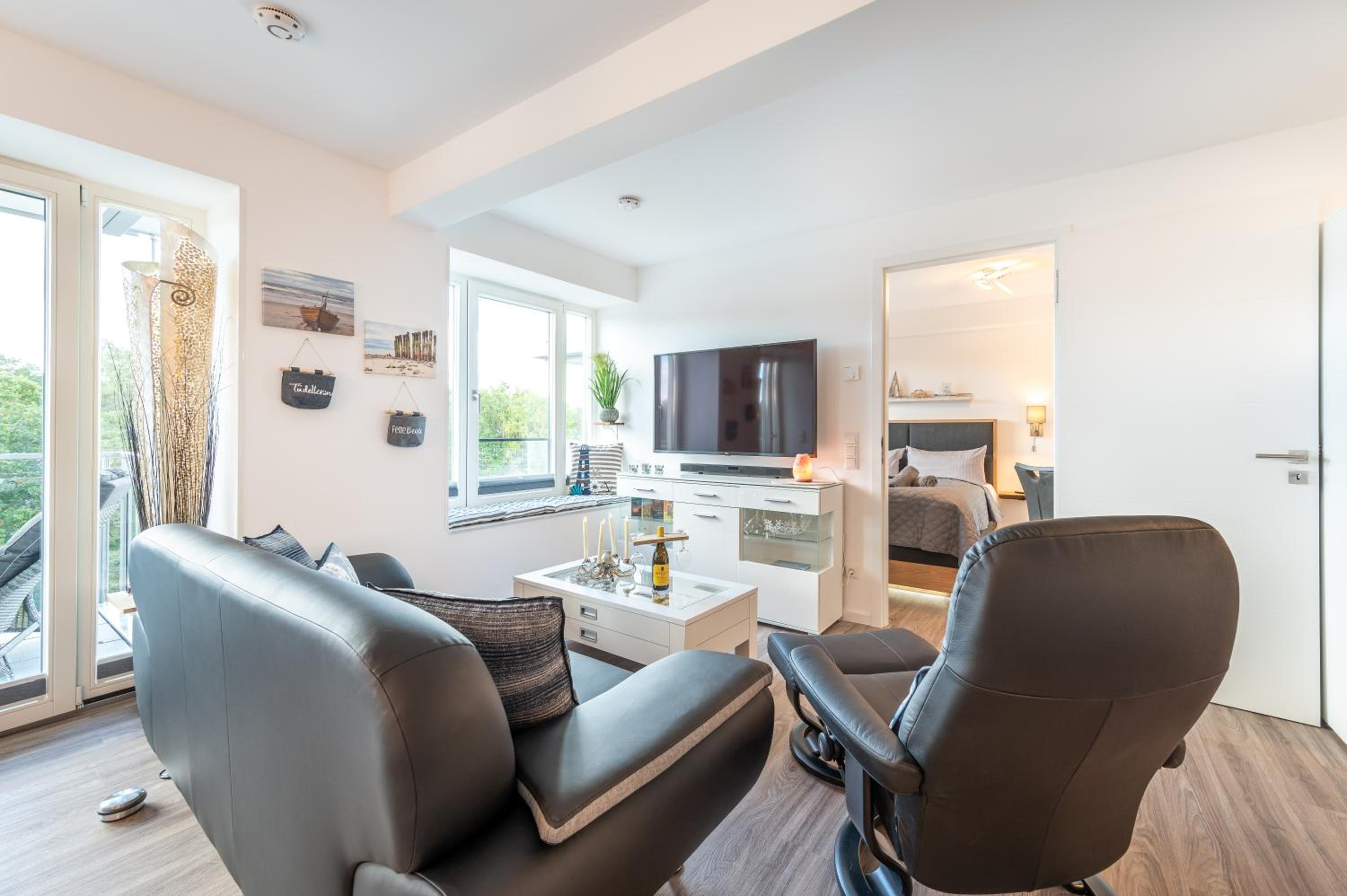 Prora - Ferienwohnung mit Sauna, Balkon, Meerblick, Waschmaschine - Meerlust