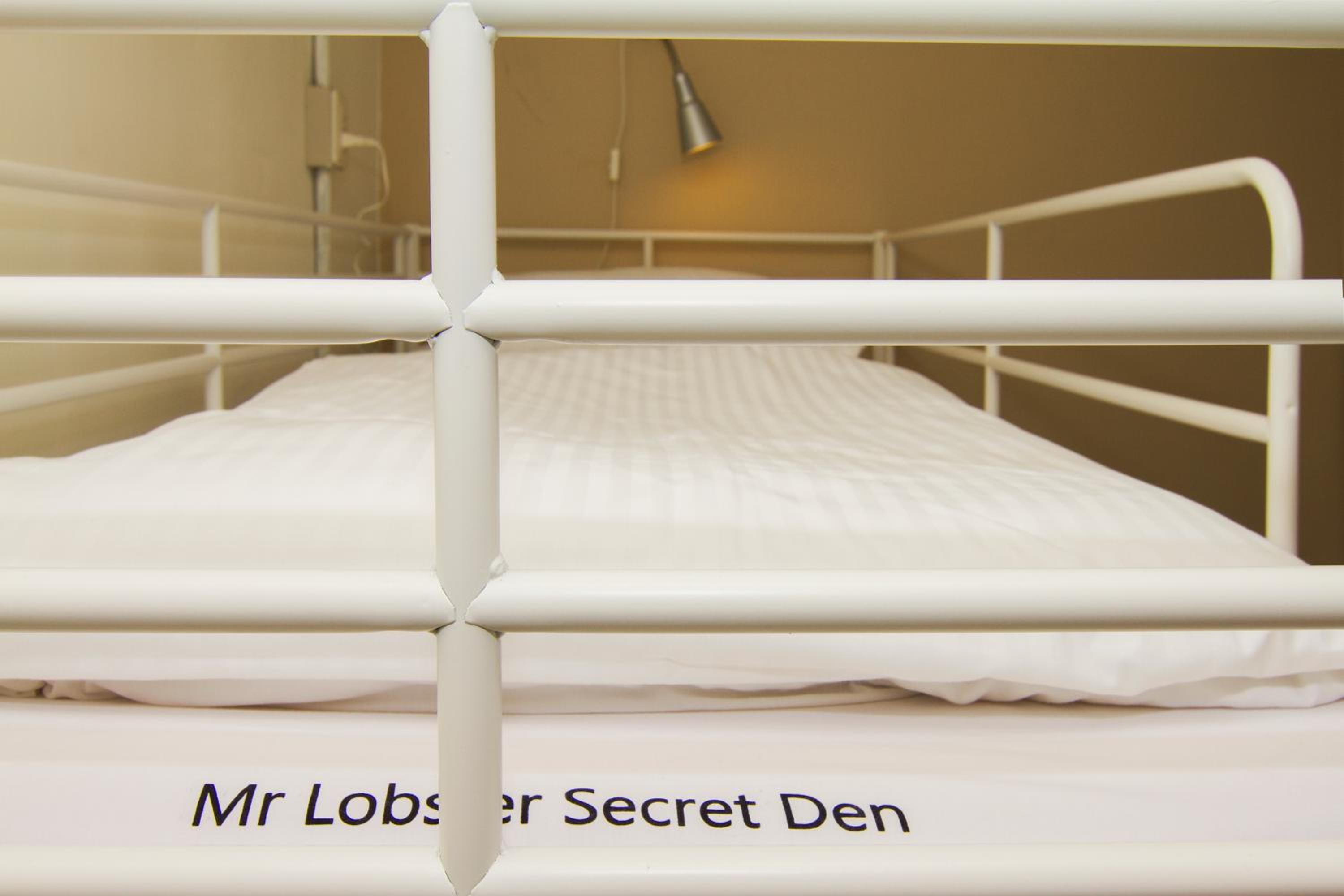 Mr. Lobster’s Secret Den design hostel