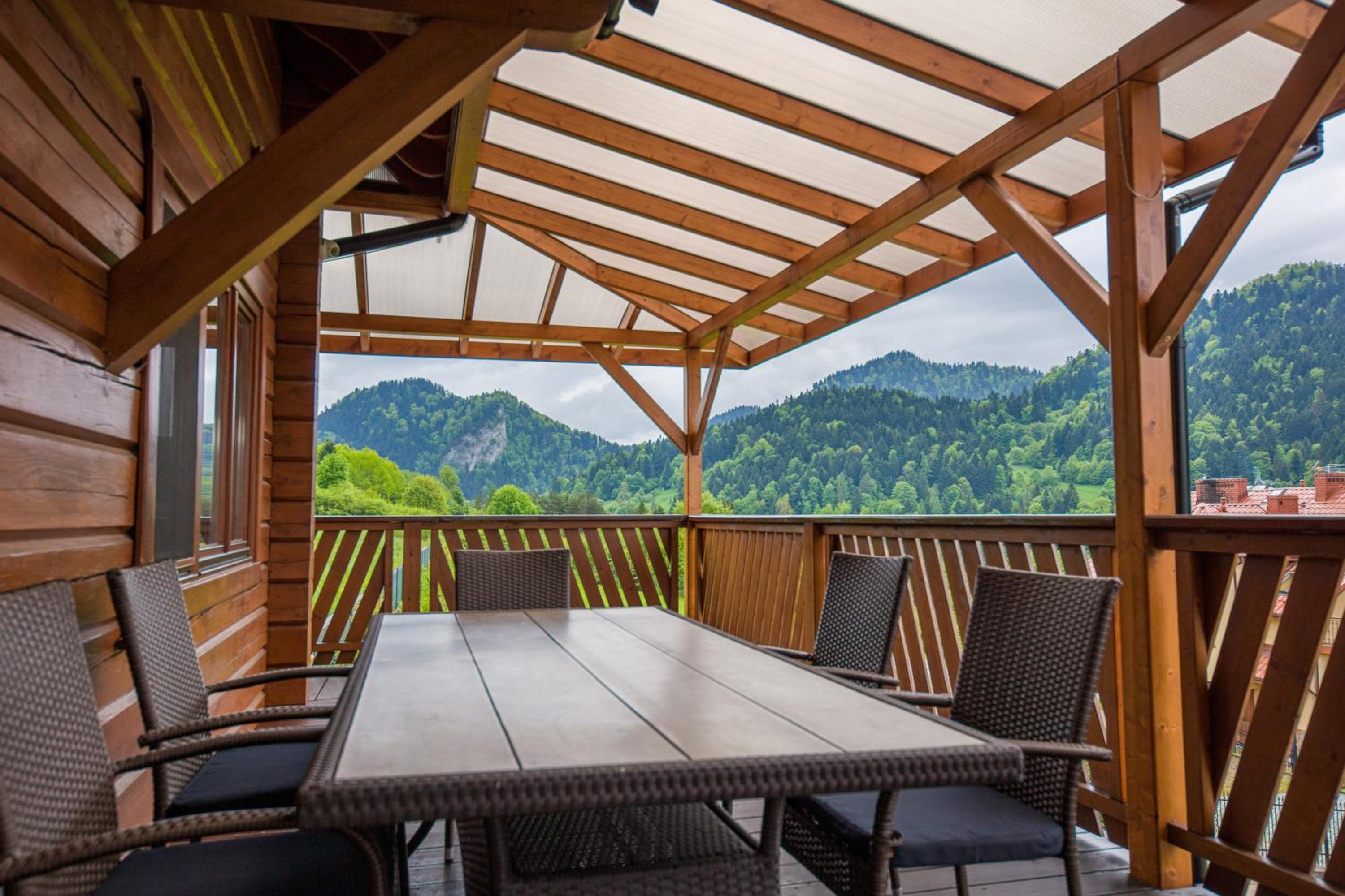 outdoor BBQ area