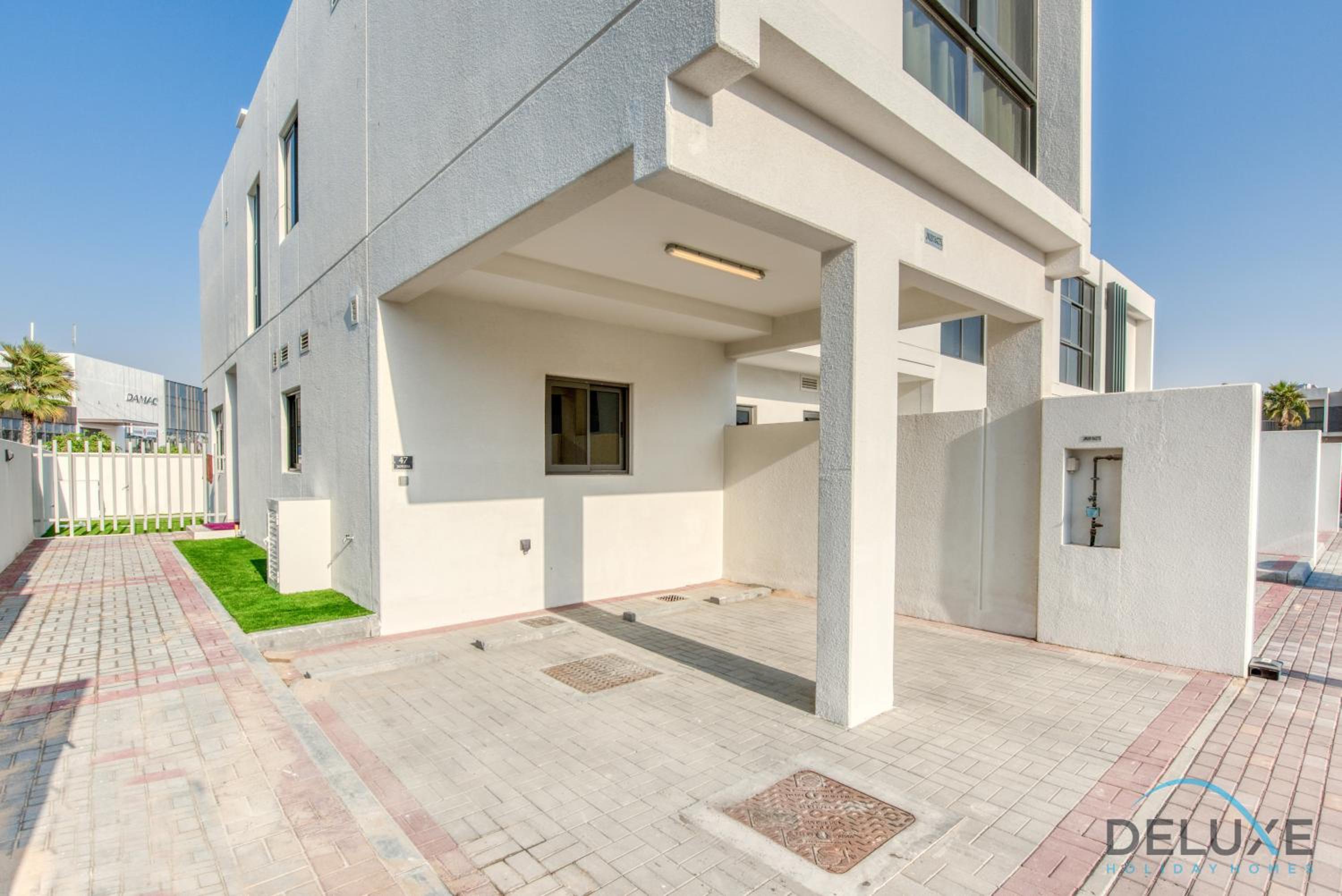 Extensive 3BR Townhouse at Janusia Damac Hills 2 by Deluxe Holiday Homes