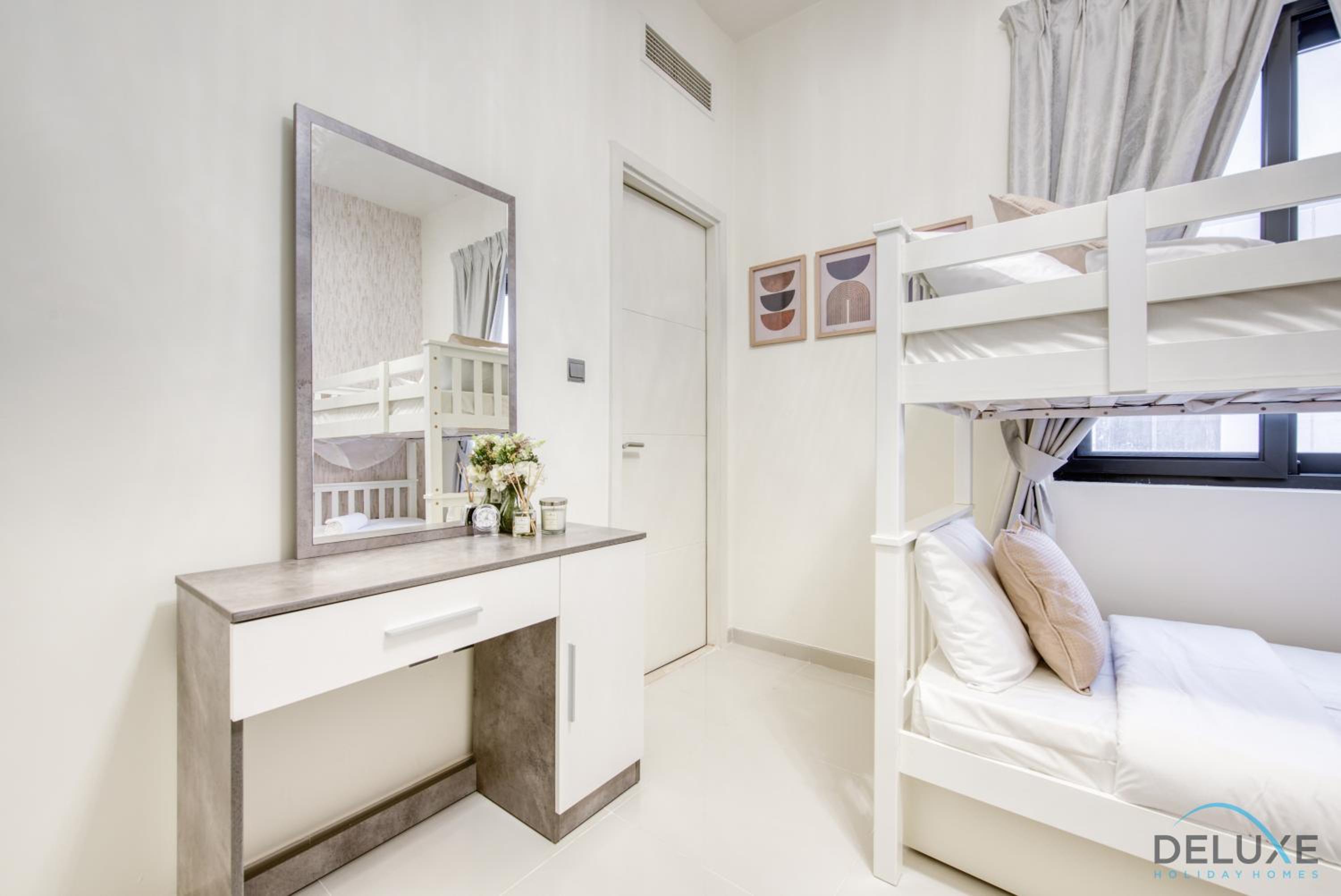 Extensive 3BR Townhouse at Janusia Damac Hills 2 by Deluxe Holiday Homes