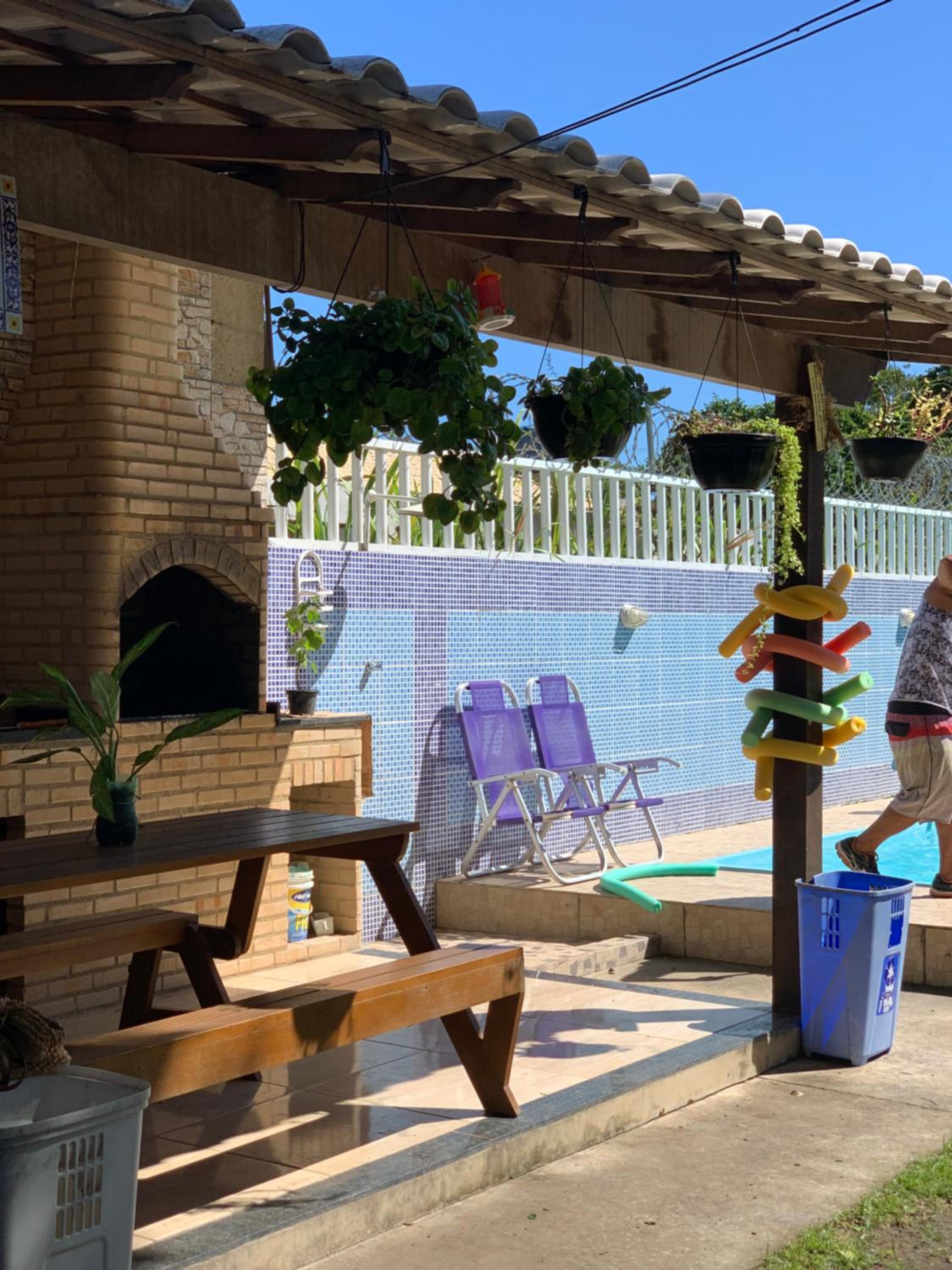 Casa da piscina