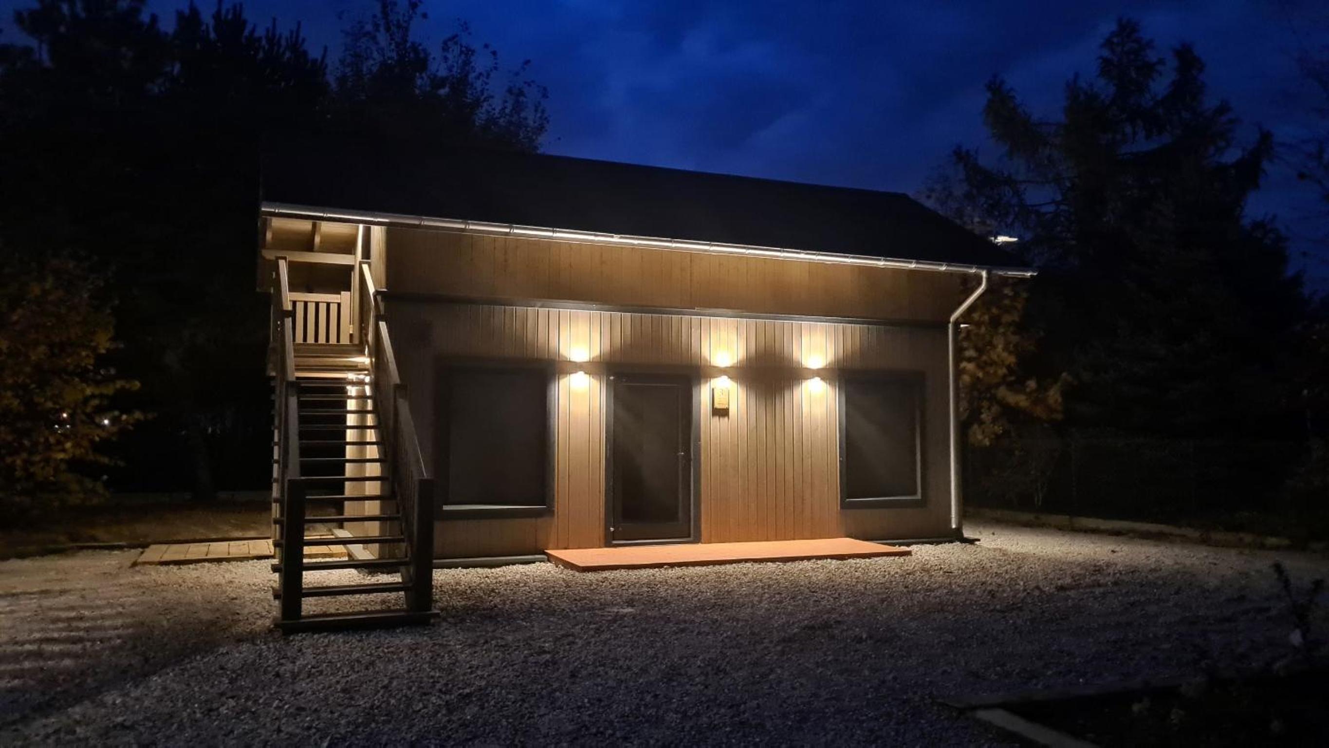outdoor BBQ area