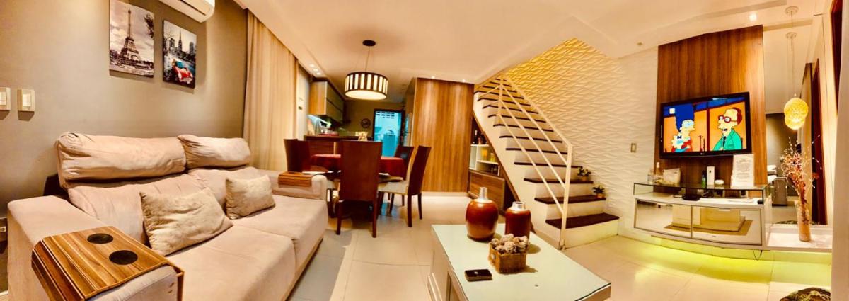 Bangalô com área de lazer estilo resort