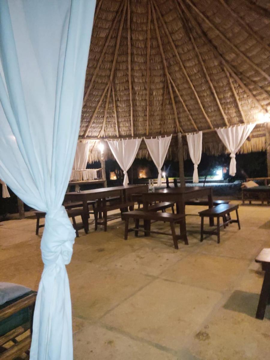 outdoor BBQ area