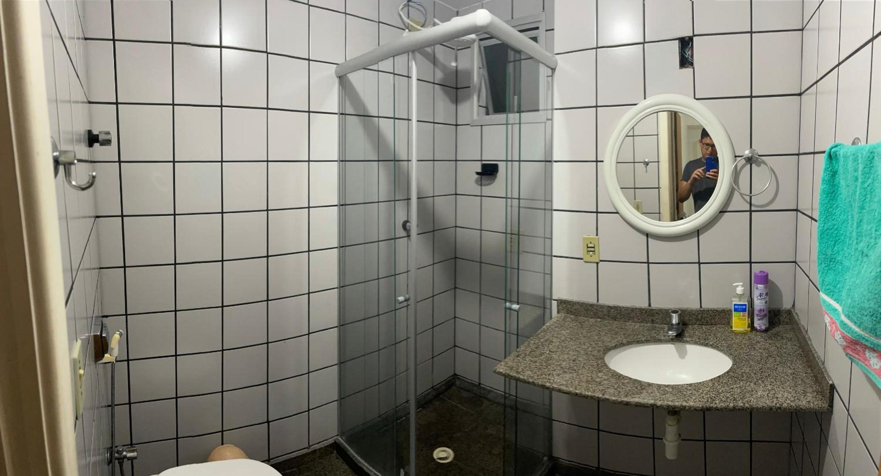 Apartamento Guarapari pé na areia com Wi-Fi e Garagem