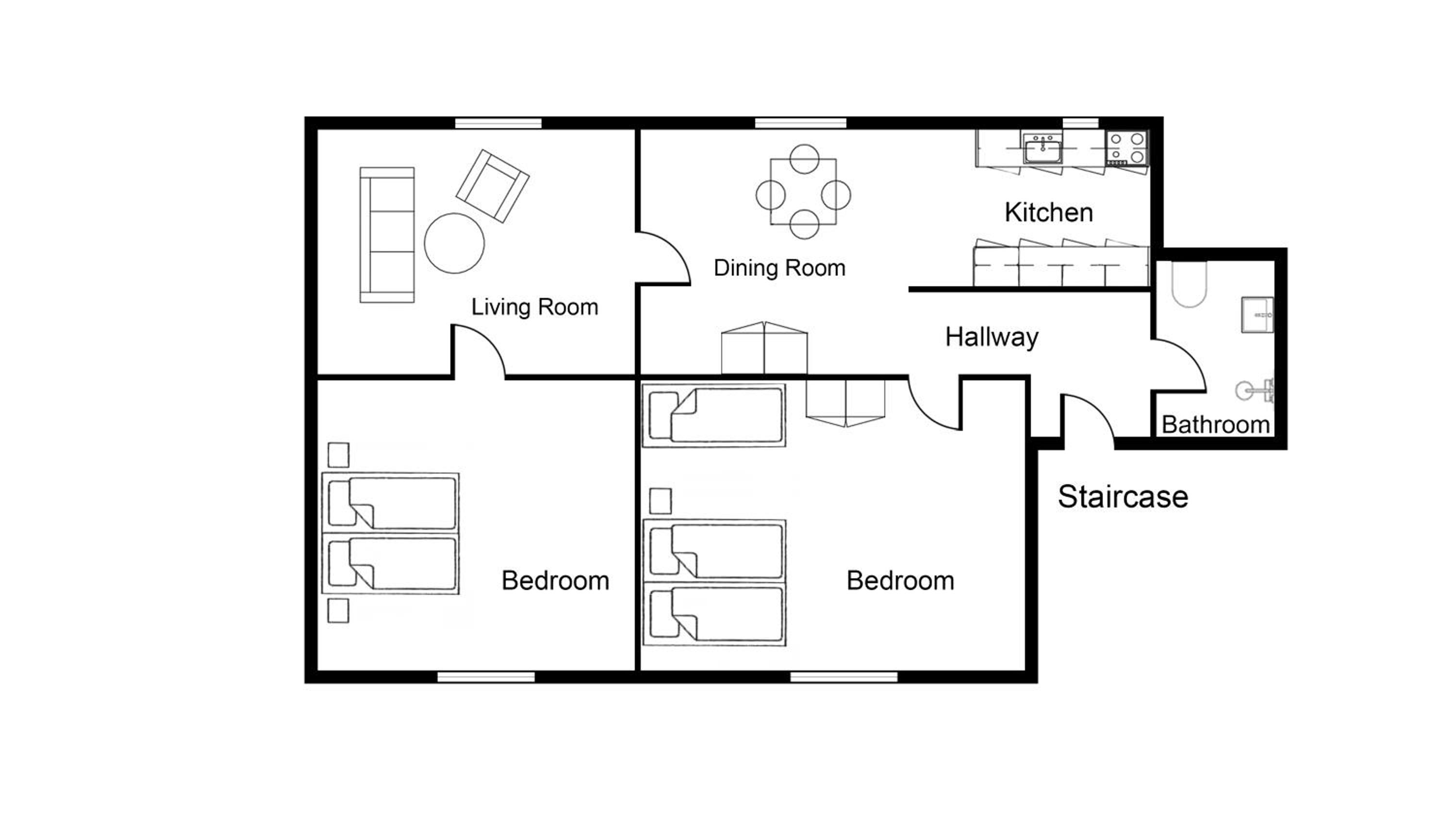 Stylish 5 Person Flat in Vibrant Urban Area view 2