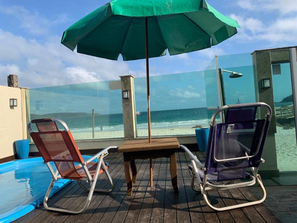 Triplex pé na areia