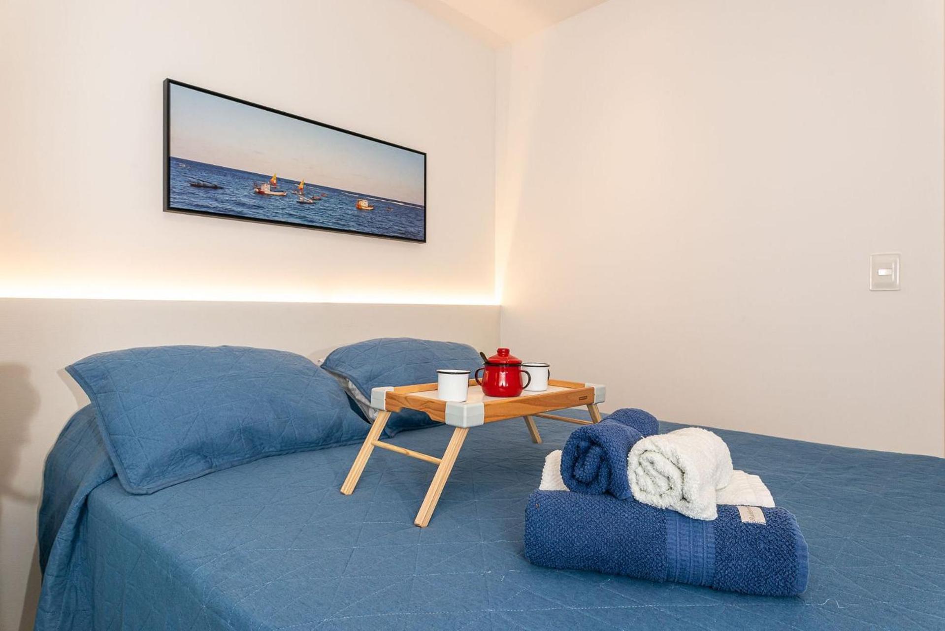 Flat ou Bangalo Luxo Beach Class Beira Mar Muro Alto