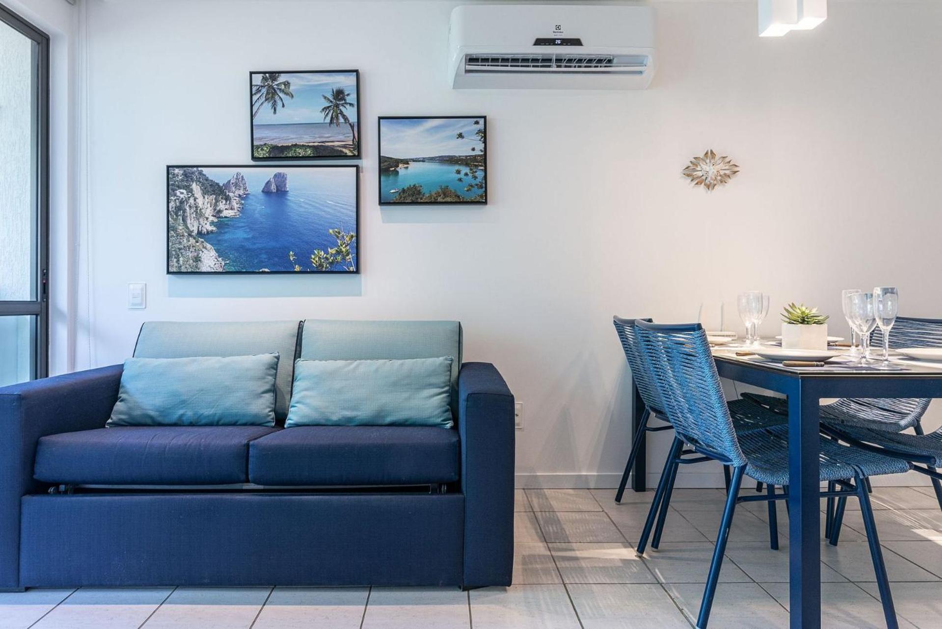 Flat ou Bangalo Luxo Beach Class Beira Mar Muro Alto