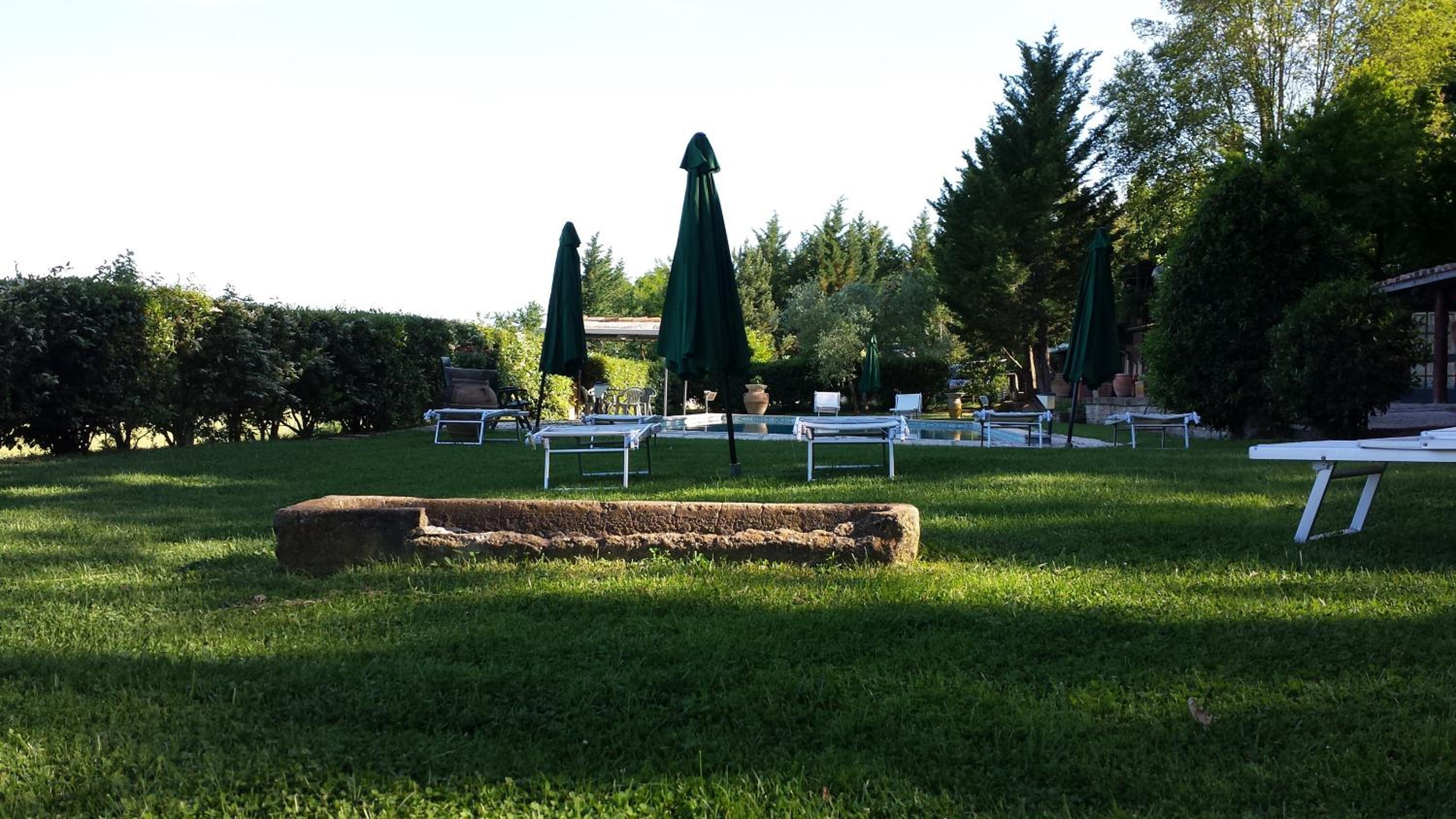Podere Lamaccia - bed and kitchinette