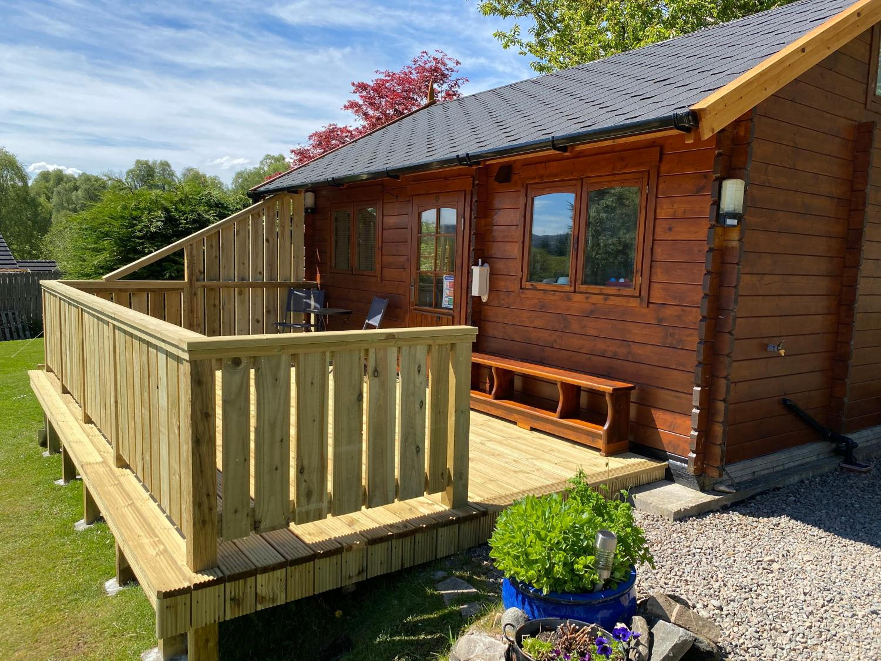 Hill cottage cabins view 2