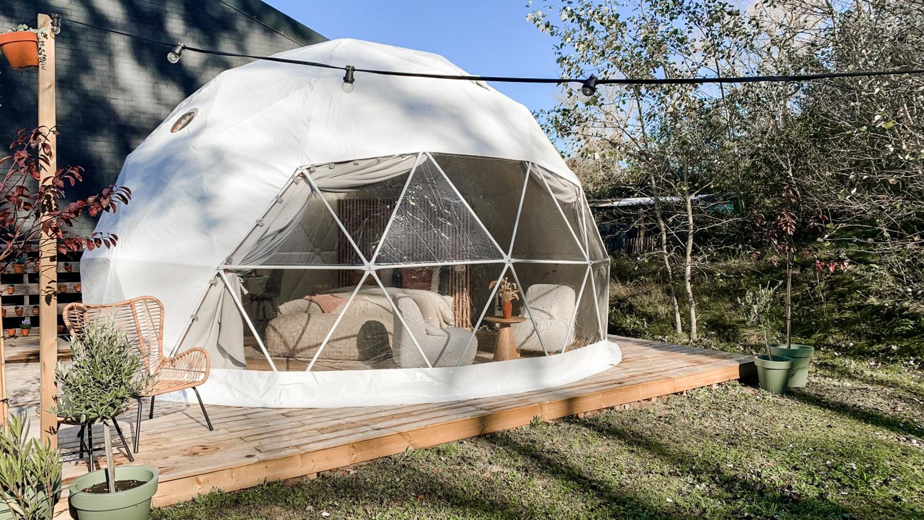 Hotel Romantische glamping dome Koksijde - Duiniek