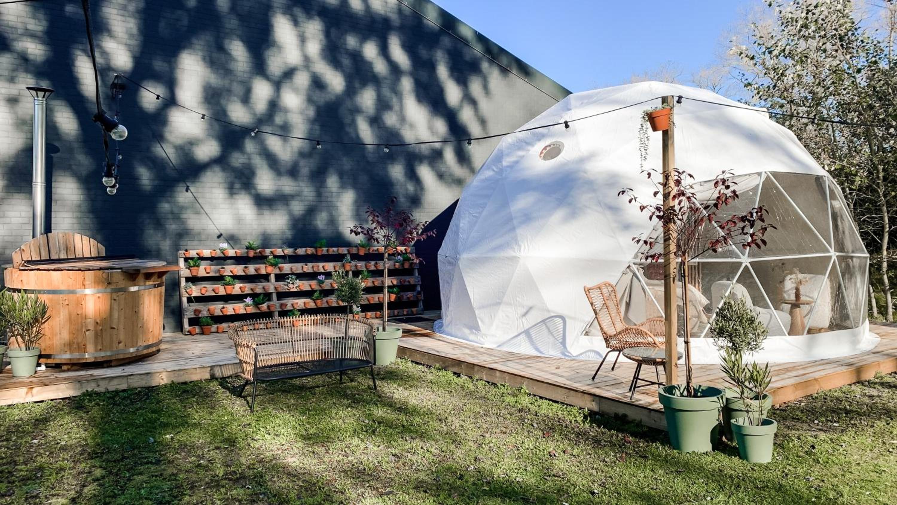 Romantische glamping dome Koksijde - Duiniek view 5