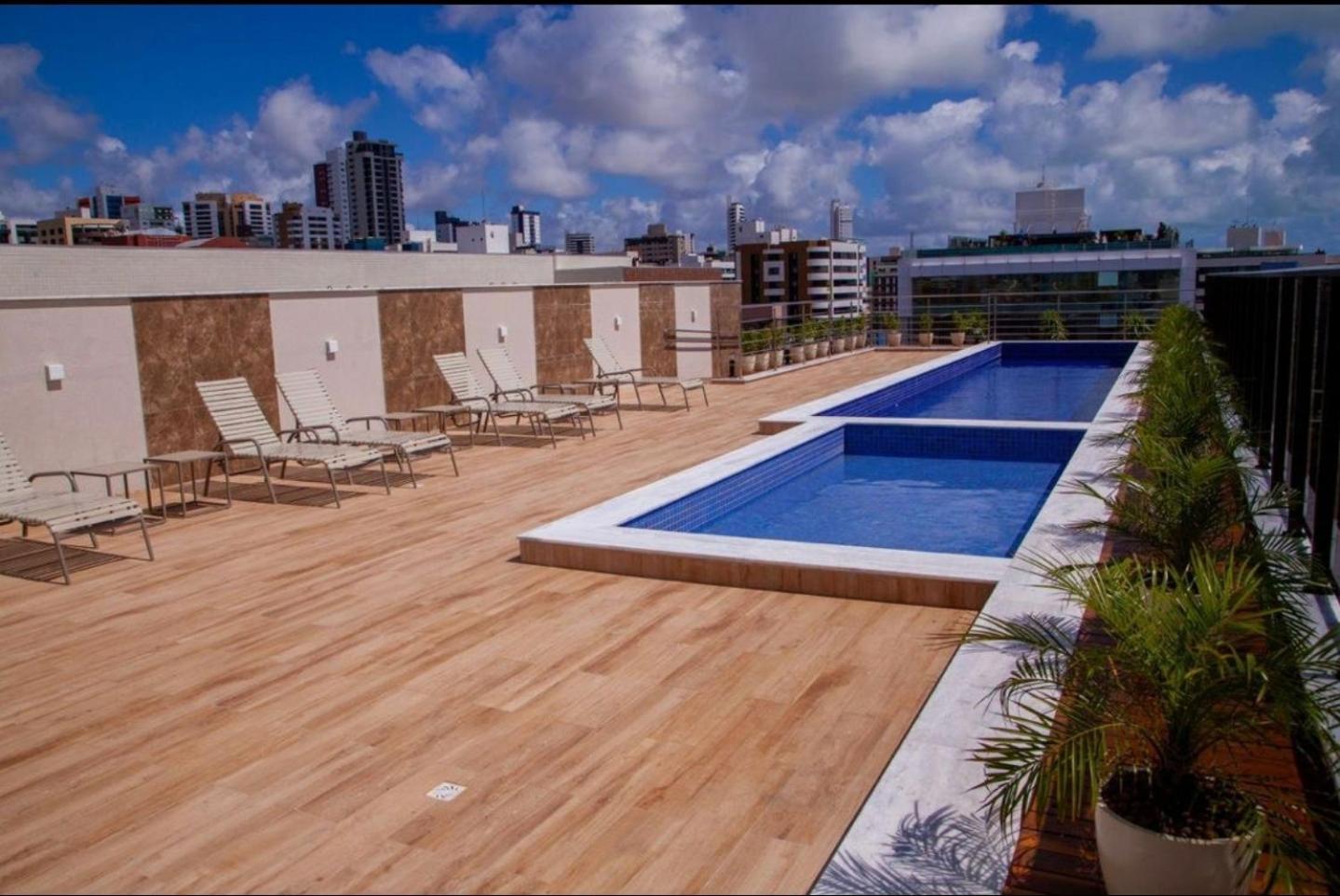 Buenos Ayres Flats, Cabo Branco 1qto cozinha completa