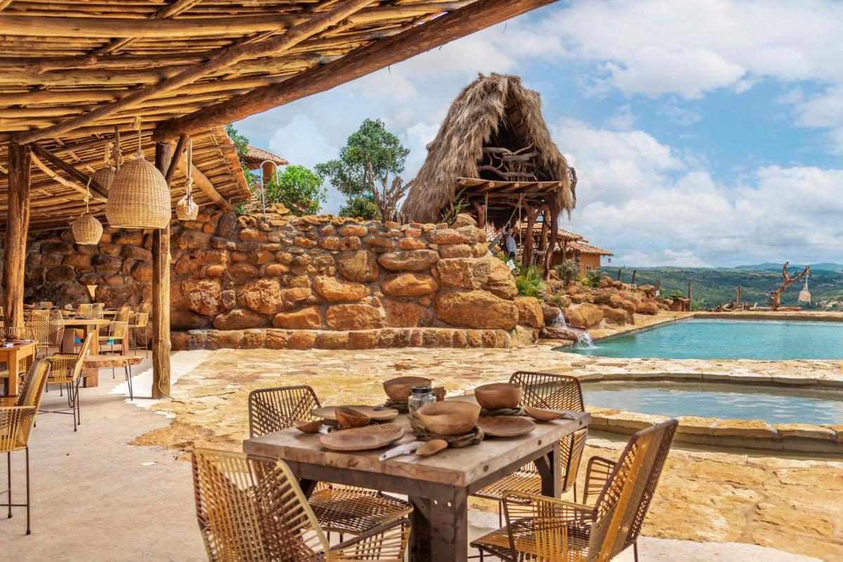 outdoor BBQ area