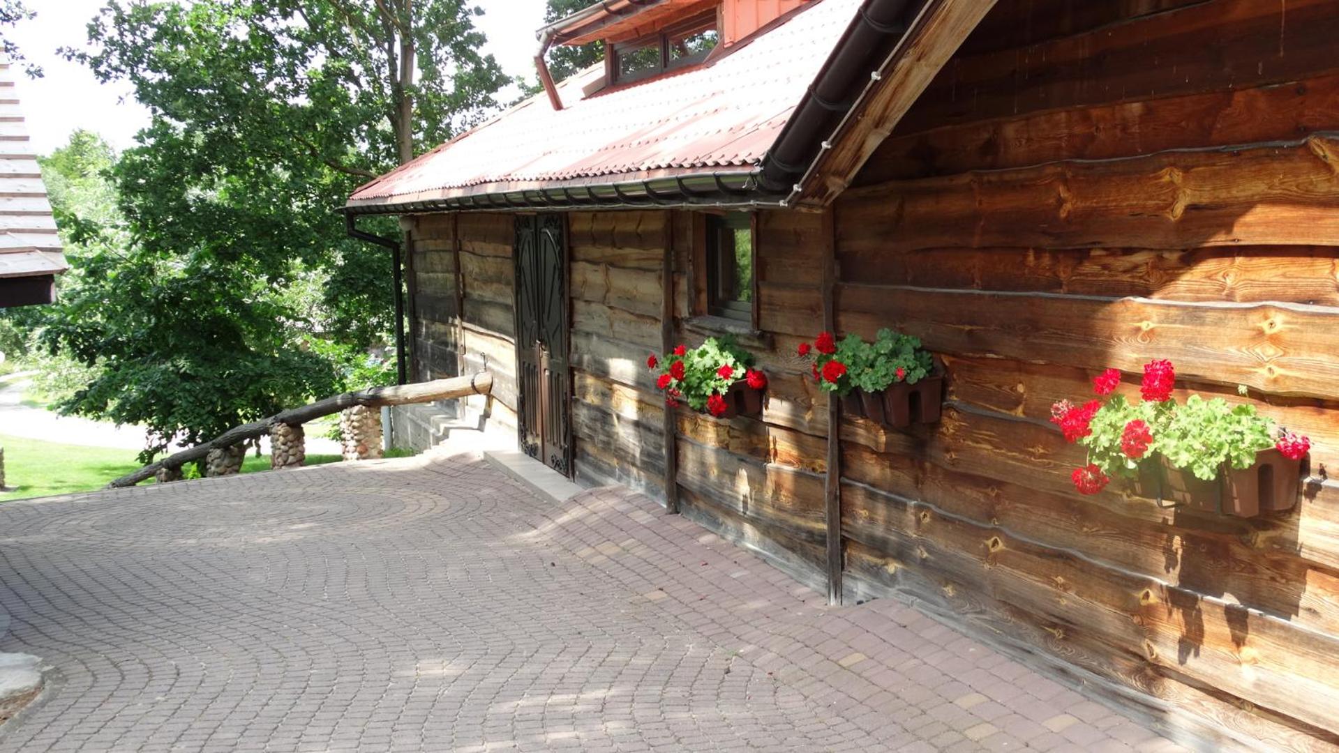 outdoor BBQ area