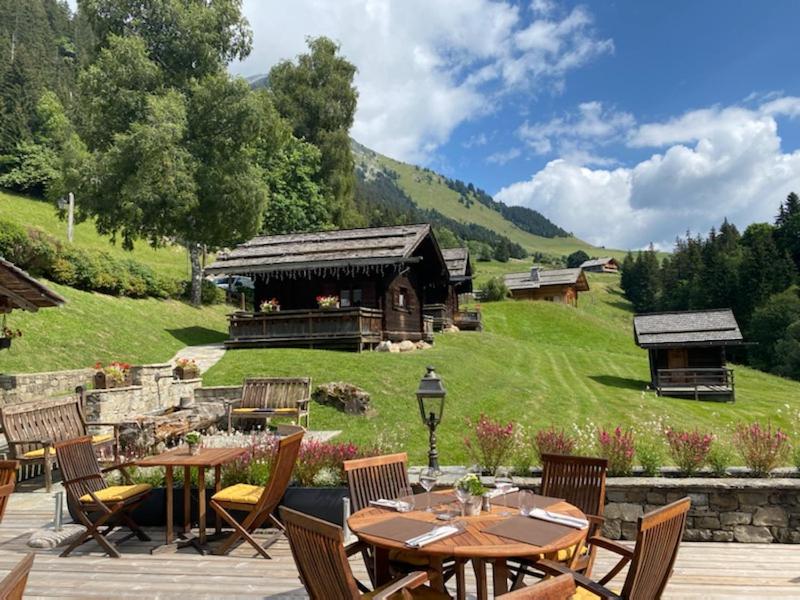 outdoor BBQ area