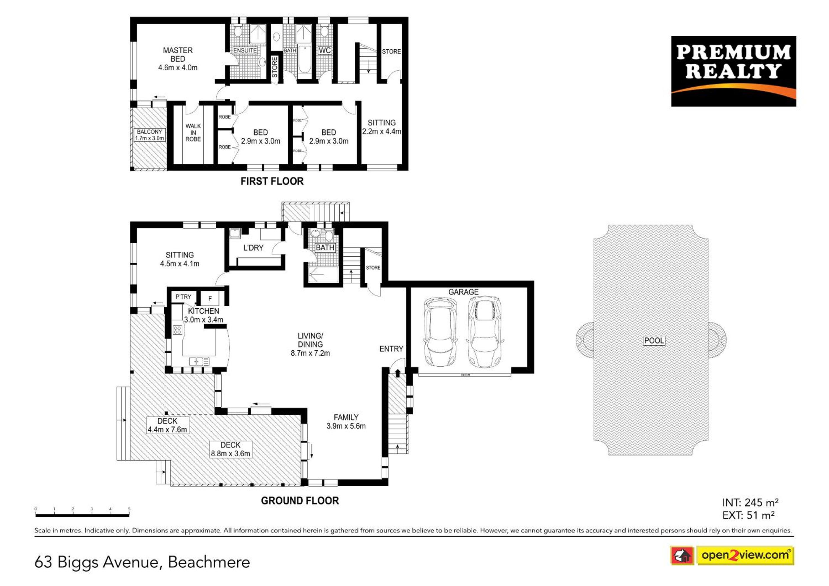 Ocean Pearl - 3 bedroom beachfront property!