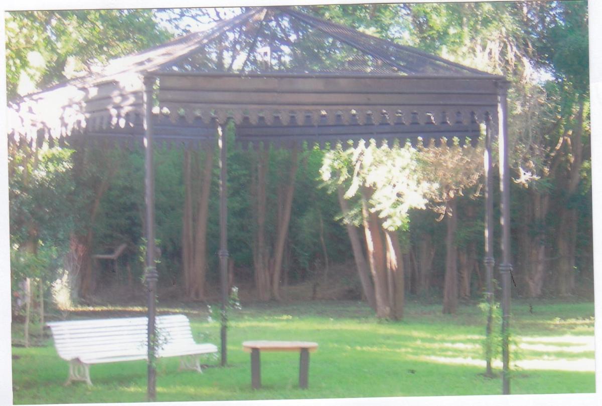 outdoor BBQ area