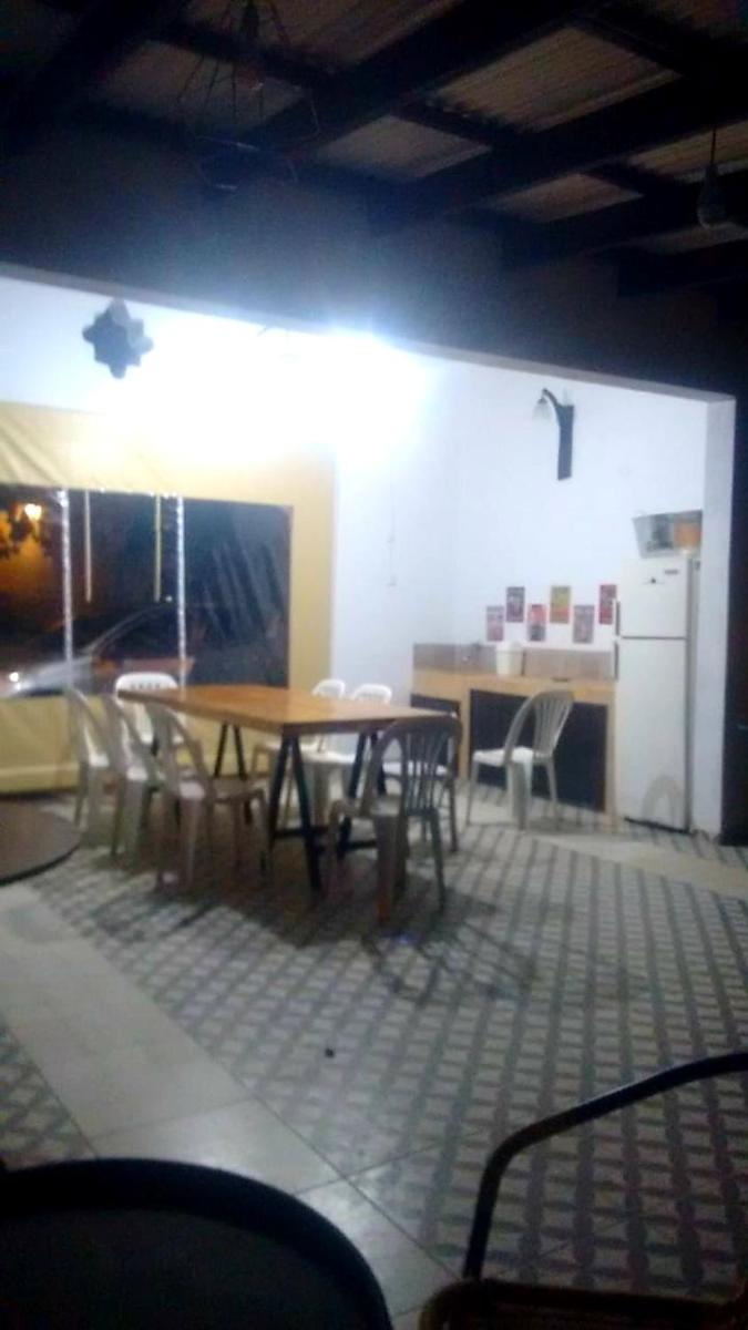 outdoor BBQ area